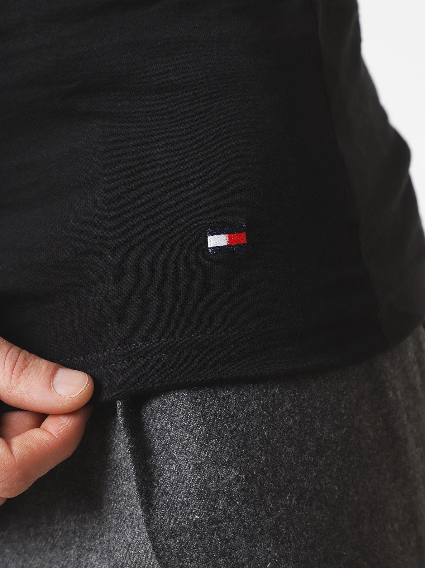 Pack 3 Camisetas Hombre Neck Negro Tommy Hilfiger-3