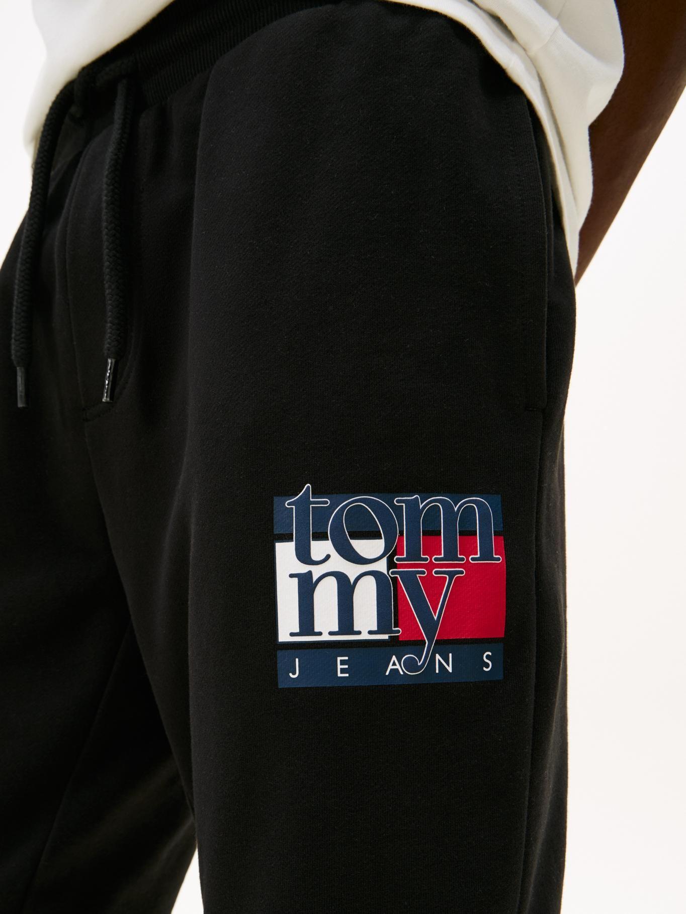 Joggers Slim Con Logo Flag Blanco Tommy Jeans-3