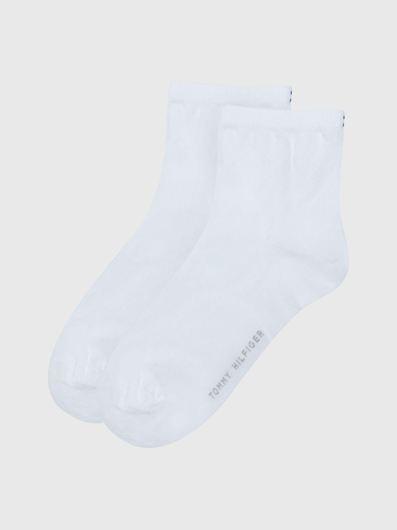 Pack De 2 Calcetines Cortos Blanco Tommy Hilfiger-0