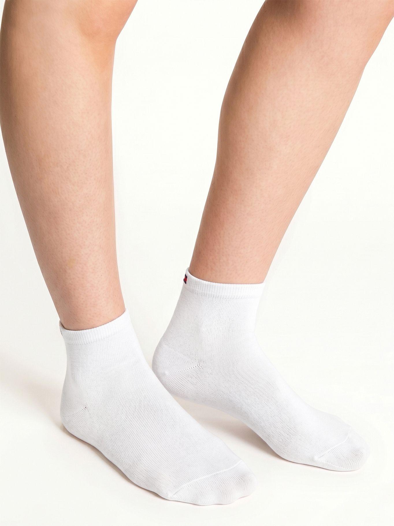 Pack De 2 Calcetines Cortos Blanco Tommy Hilfiger-1