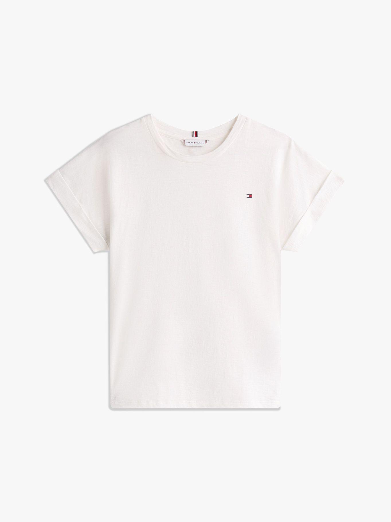 Polera Texturizada Con Logo Blanco YBL Tommy Hilfiger-4
