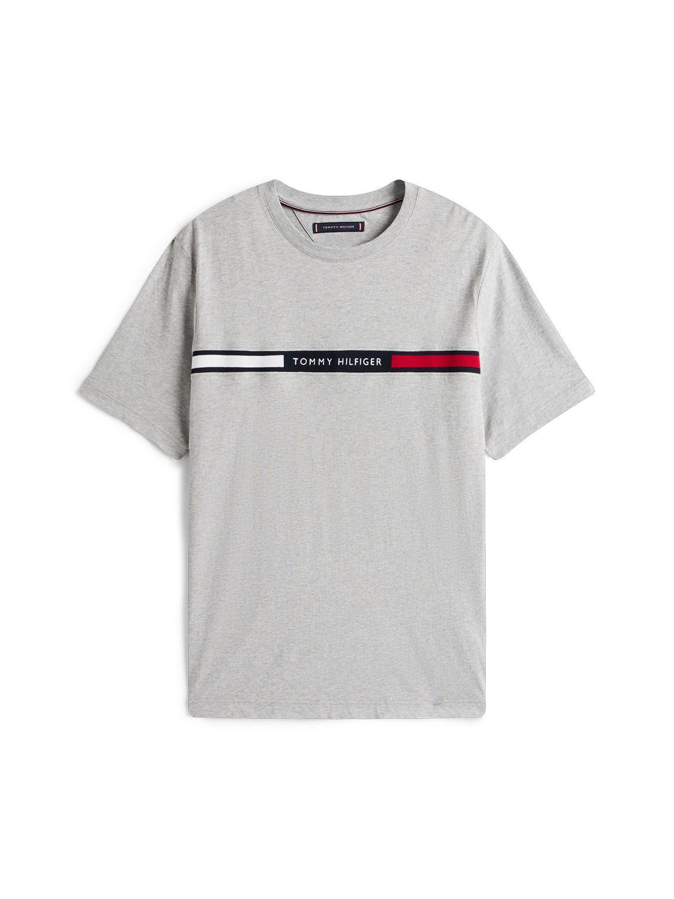 Polera Chest Insert Logo Gris Tommy Hilfiger-4