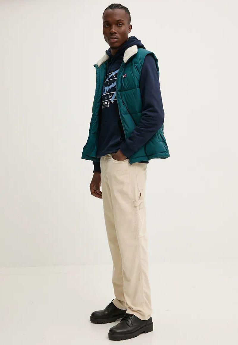 Parka Vest Acolchada y Cuello Alto Verde Tommy Hilfiger-1