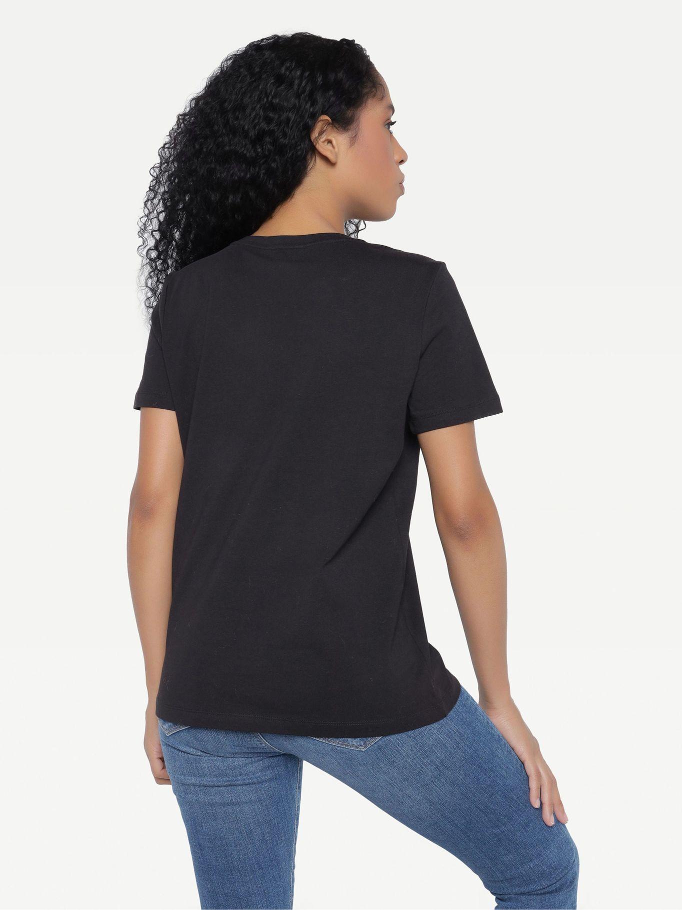 Polera Regular Script Negro Tommy Hilfiger F2-1
