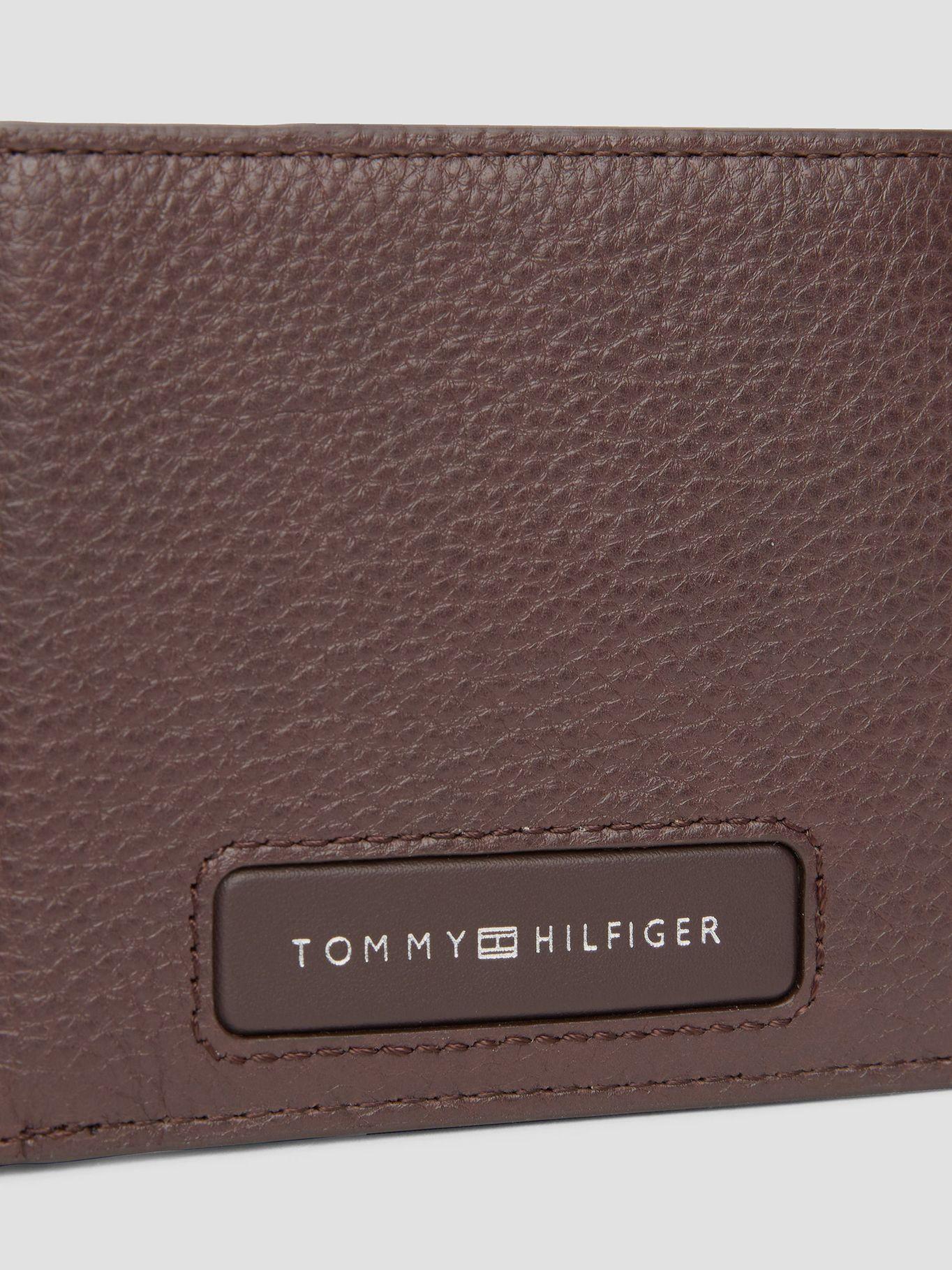 Billetera De Cuero Monogram Café Tommy Hilfiger-3