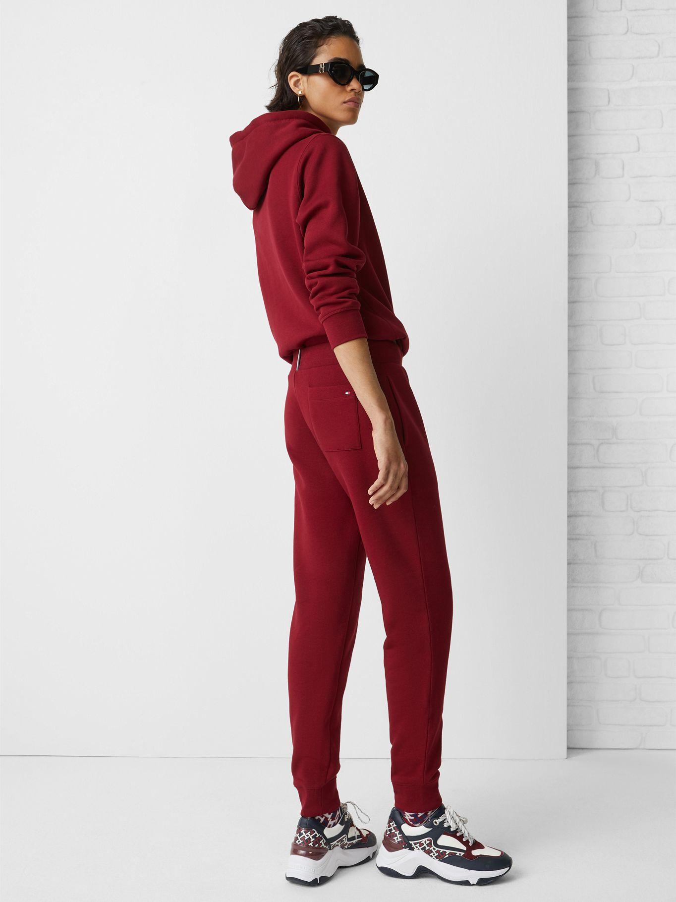 Joggers Monogram Logo Burdeo Tommy Hilfiger-1