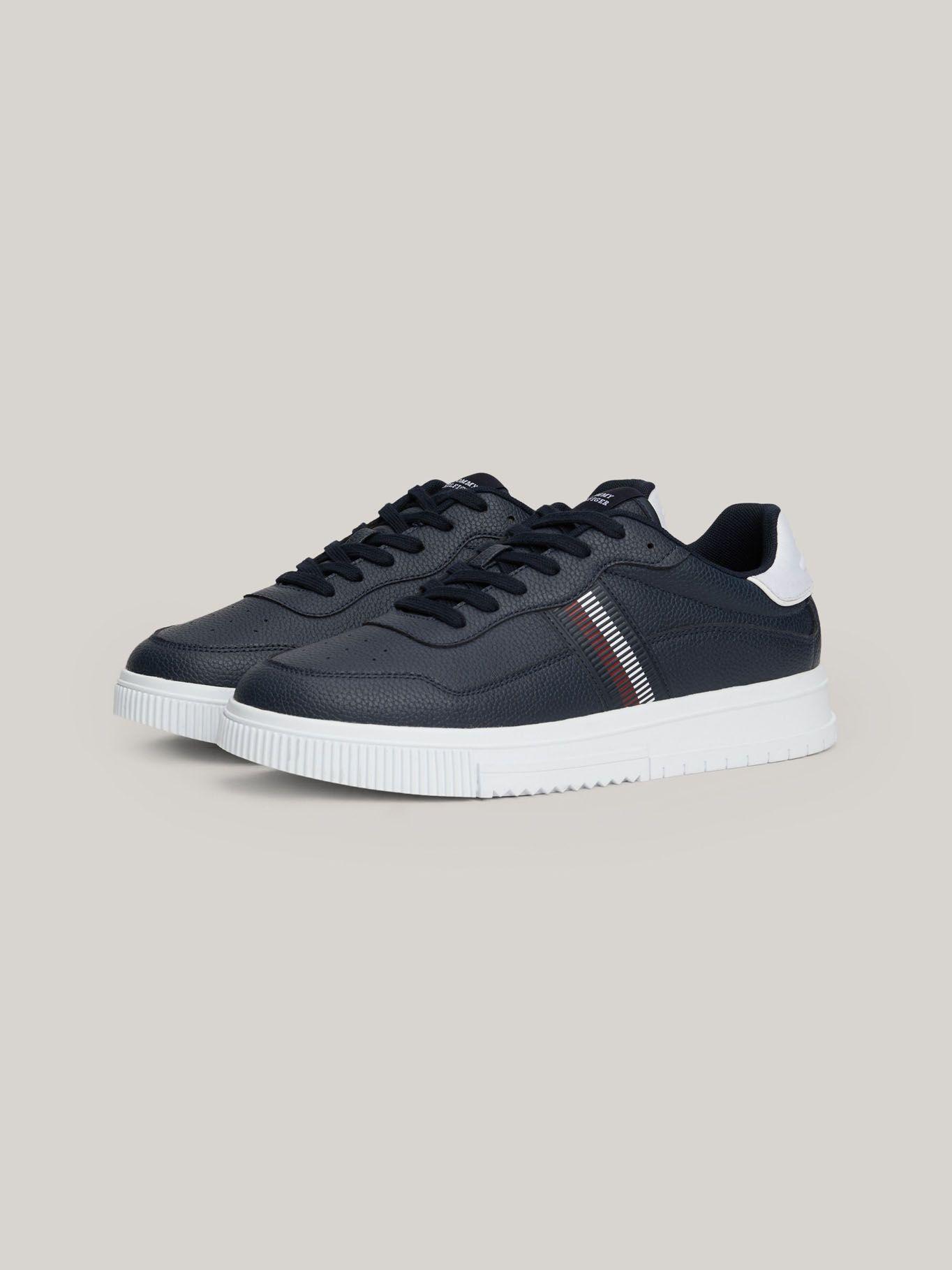 Zapatillas Supercup Stripes Cuero Azul Tommy Hilfiger-0