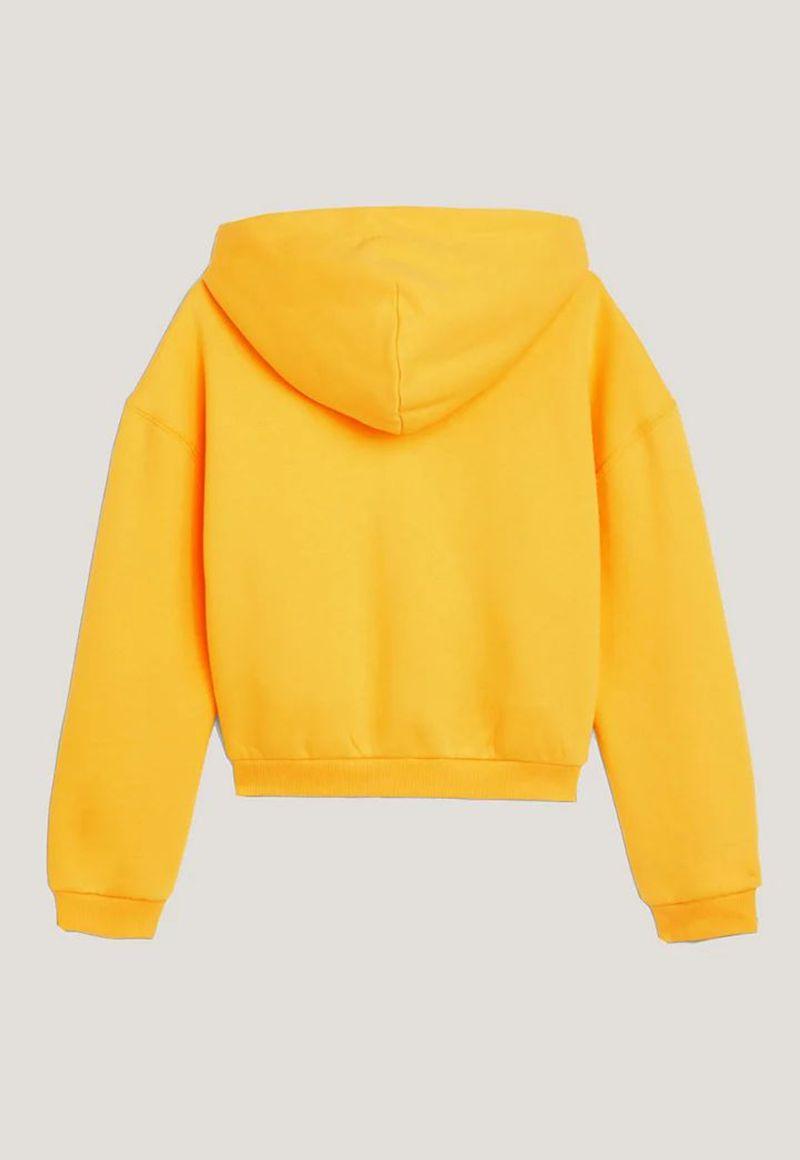 Polerón Hoodie Con Logo Varsity Amarillo Tommy Hilfiger-1