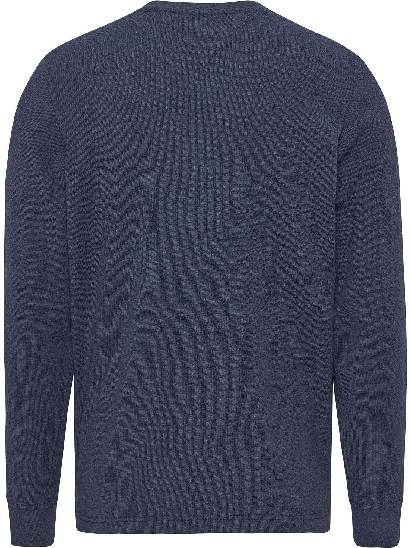 Polera Classic Jaspe Con Logo Azul Tommy Hilfiger-1