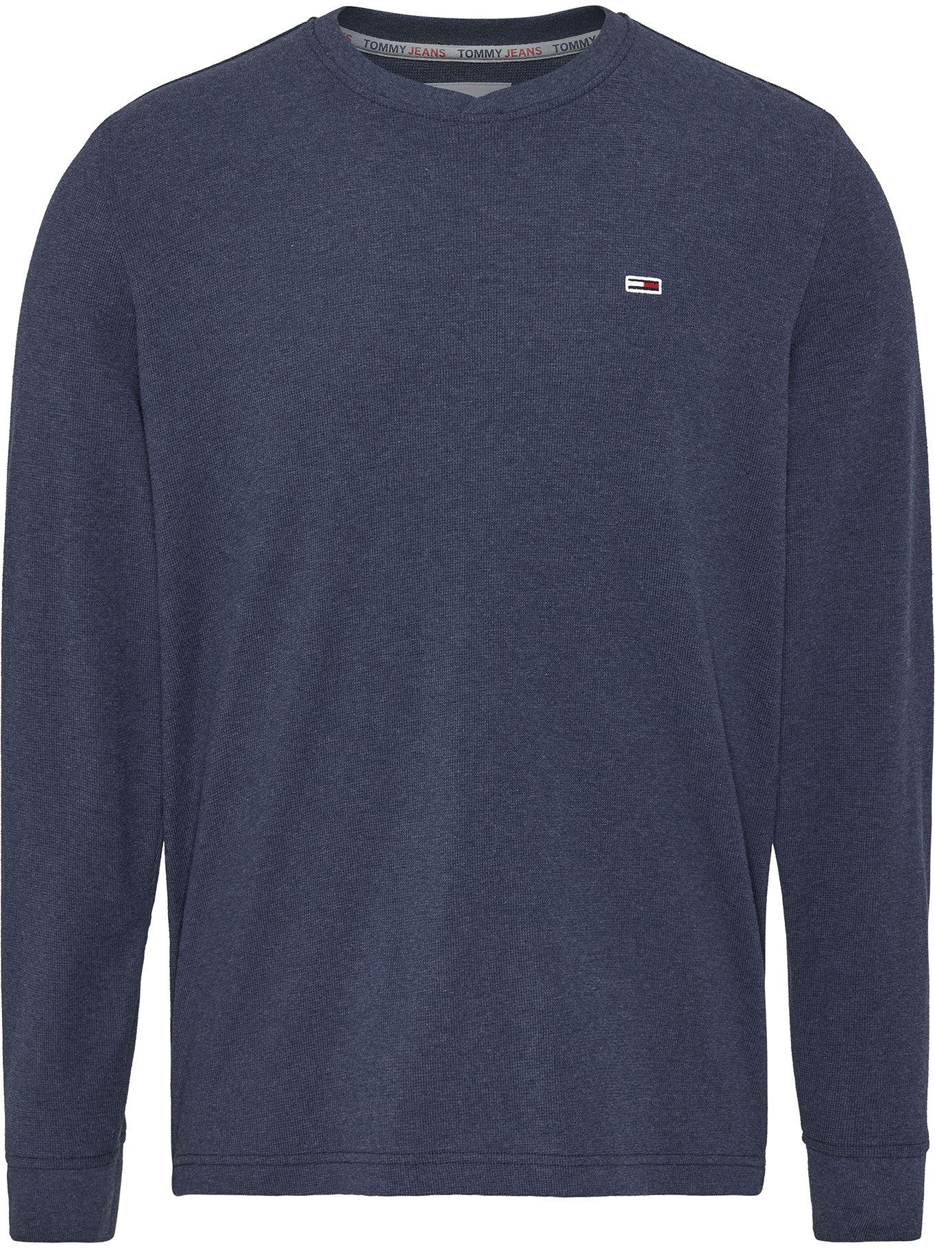 Polera Classic Jaspe Con Logo Azul Tommy Hilfiger-0