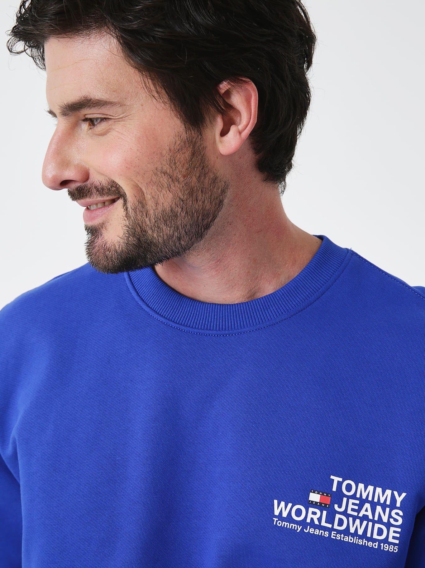 Polerón Entry Graphic-Logo Azul Tommy Hilfiger-3