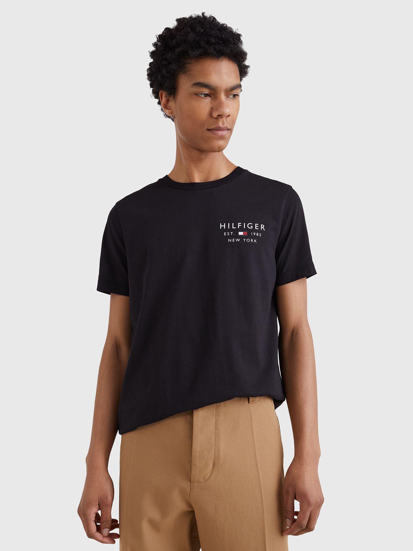 Polera Brand Small Logo Negro Tommy Hilfiger-0
