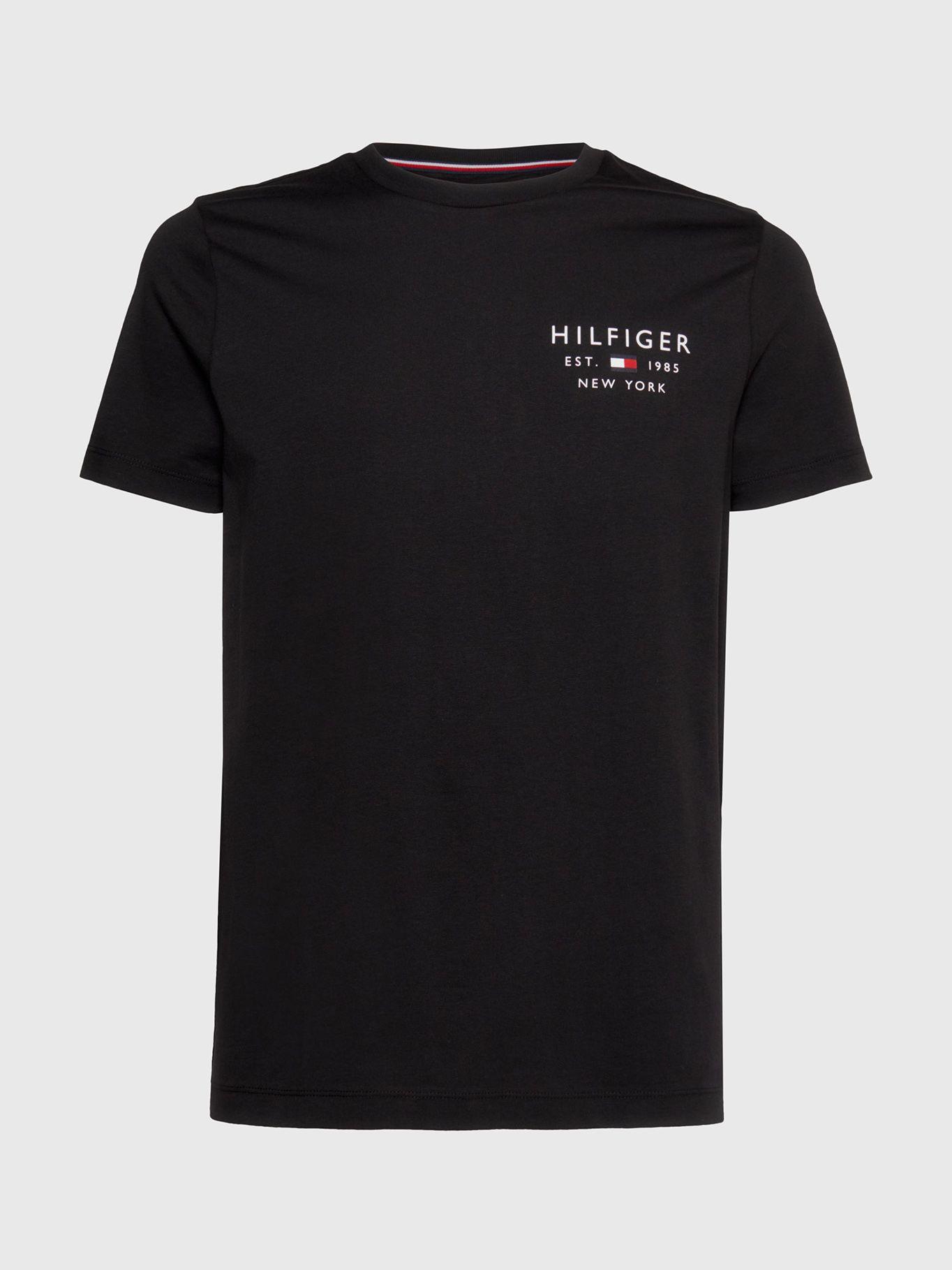 Polera Brand Small Logo Negro Tommy Hilfiger-4