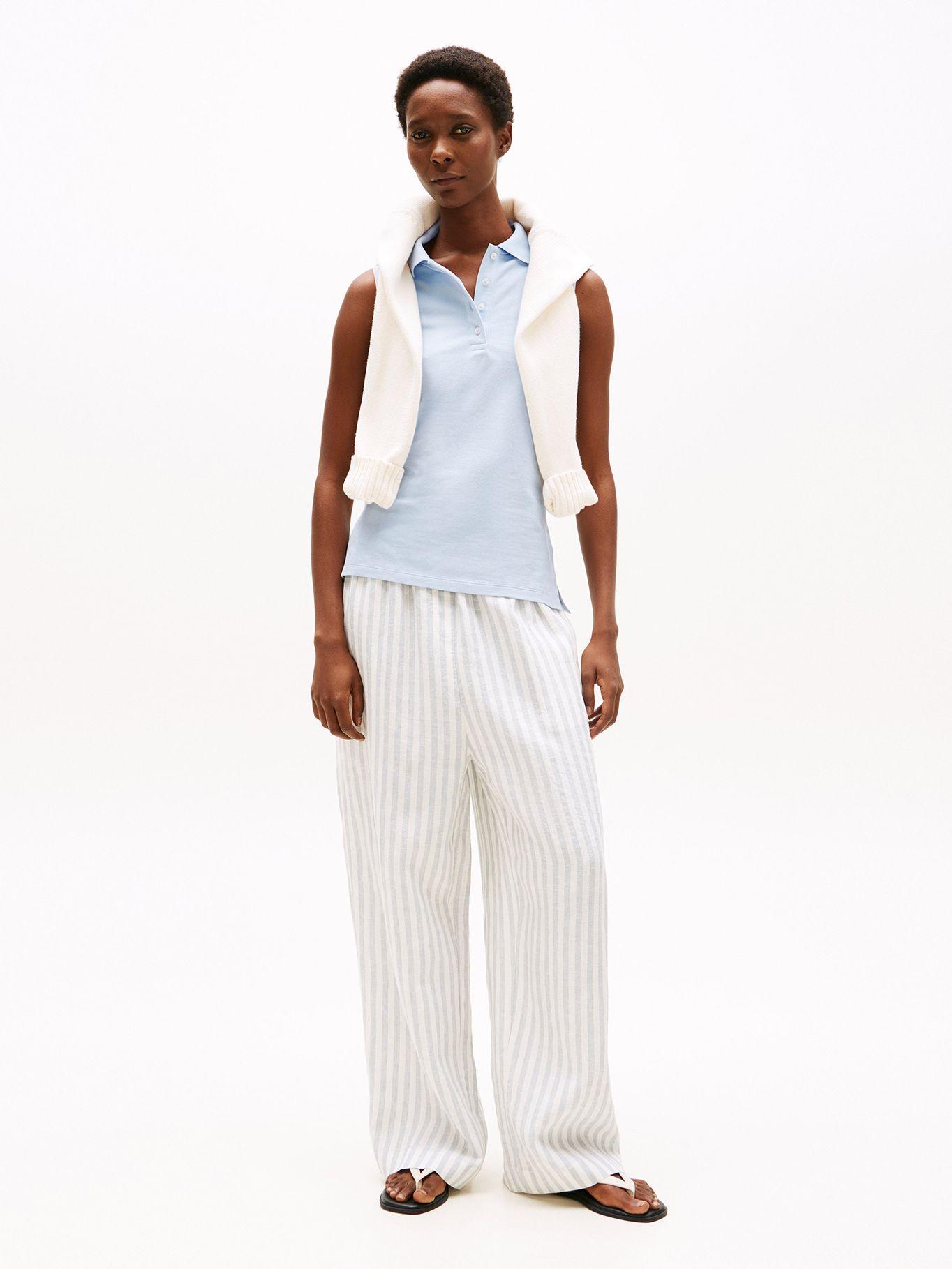 Polo Colección 1985 Slim Fit Celeste C1O Tommy Hilfiger-1