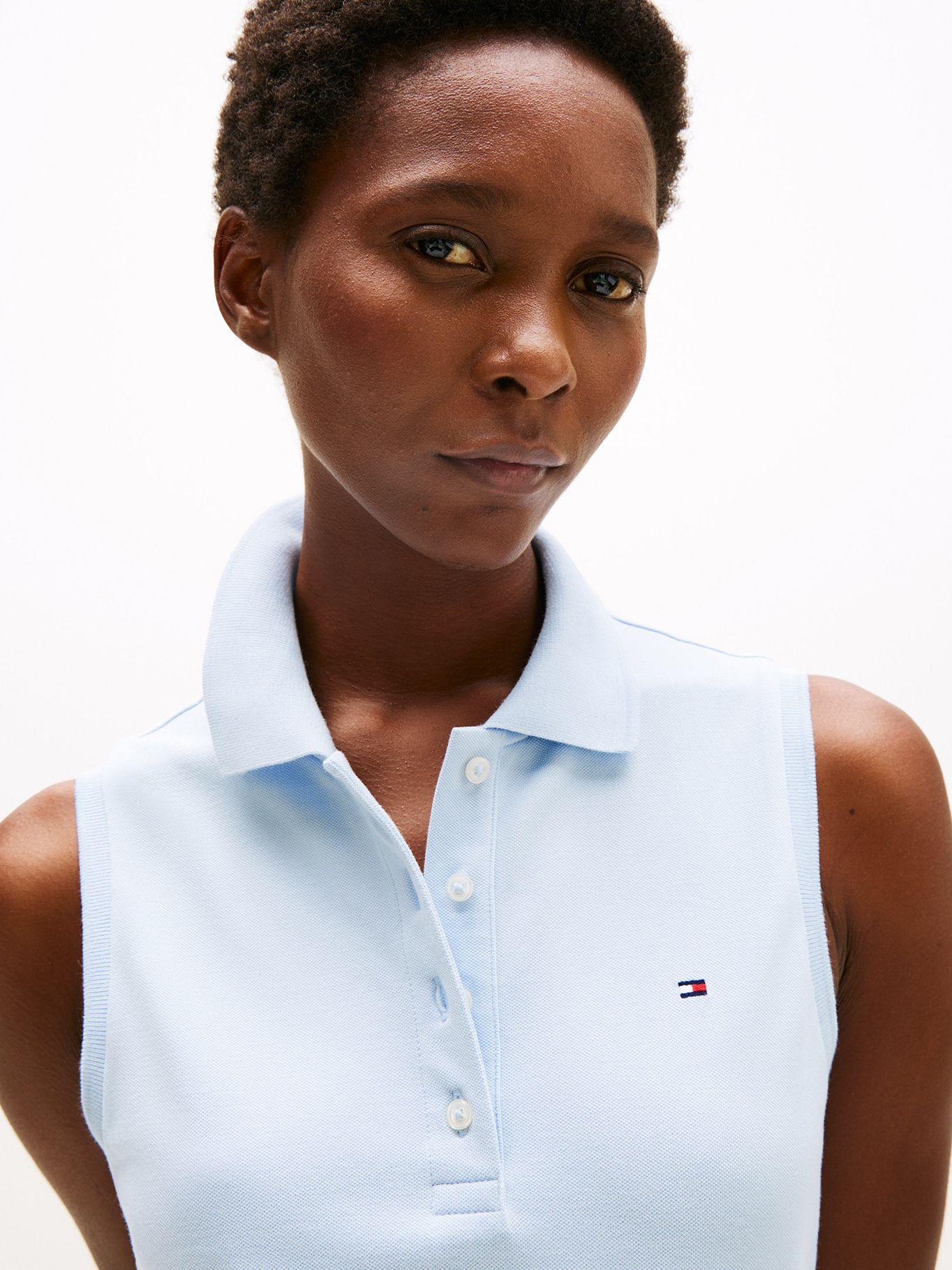 Polo Colección 1985 Slim Fit Celeste C1O Tommy Hilfiger-3