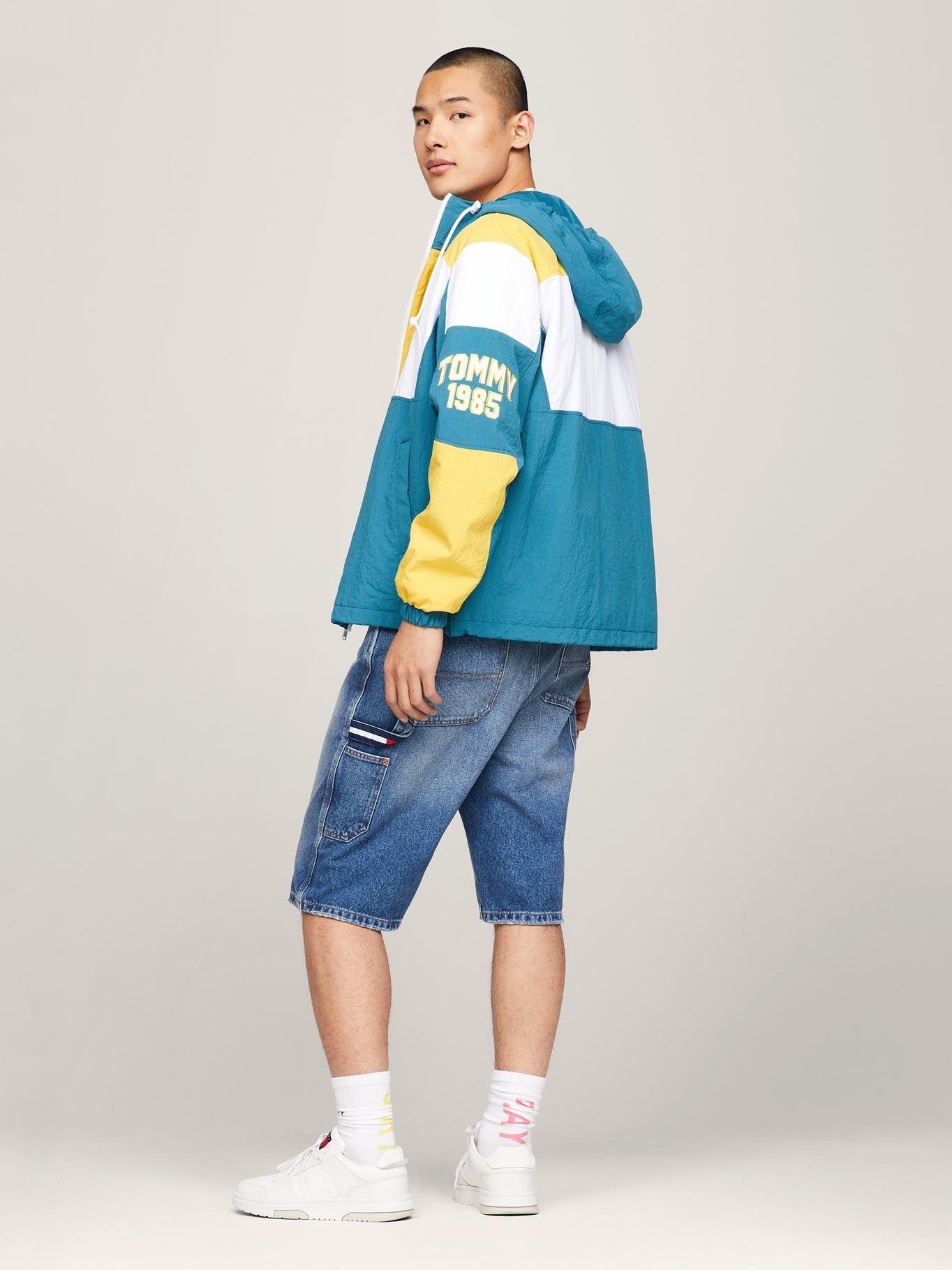 Cortaviento Color Block Gorro Multicolor Tommy Jeans-2