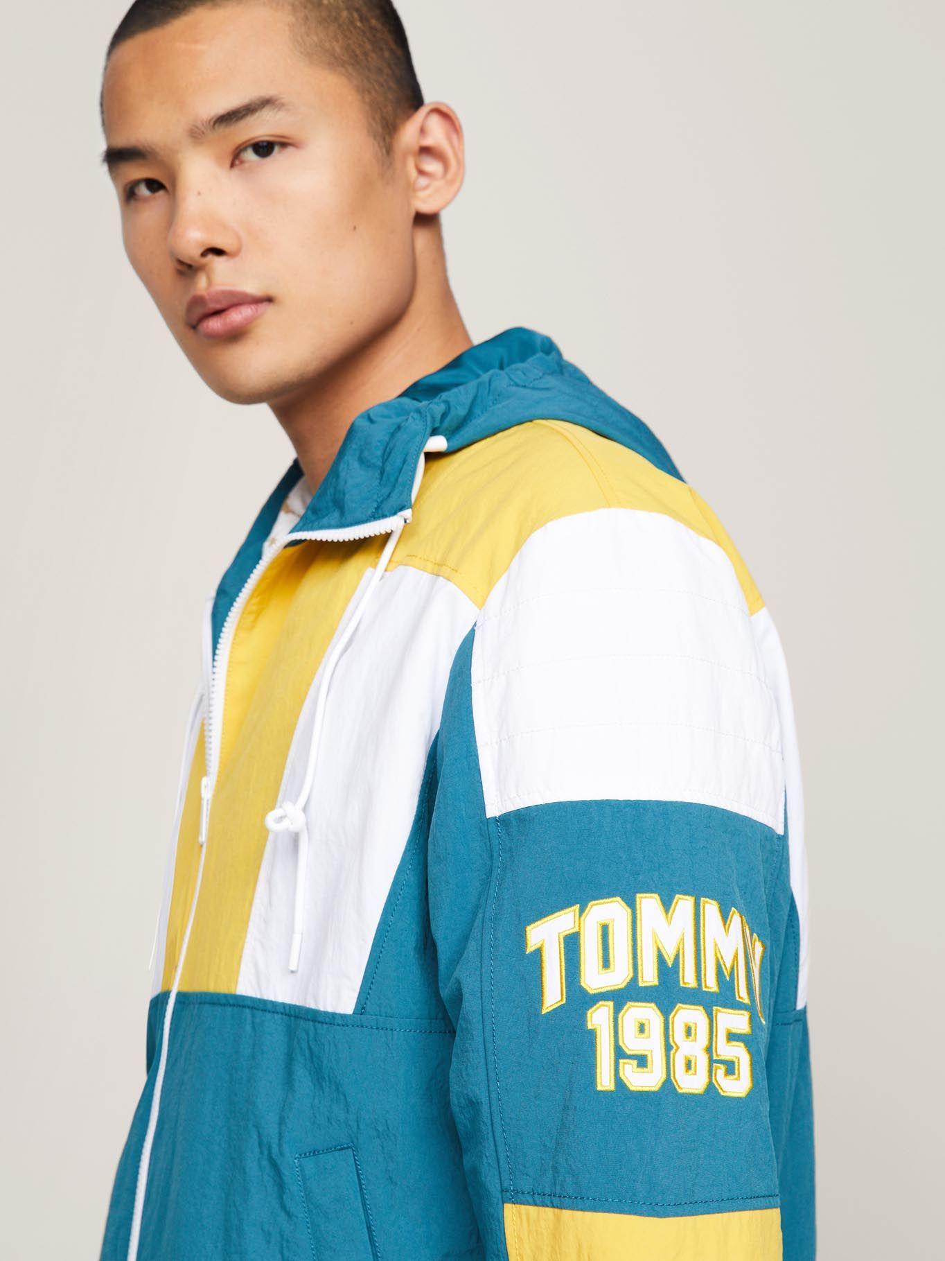 Cortaviento Color Block Gorro Multicolor Tommy Jeans-3