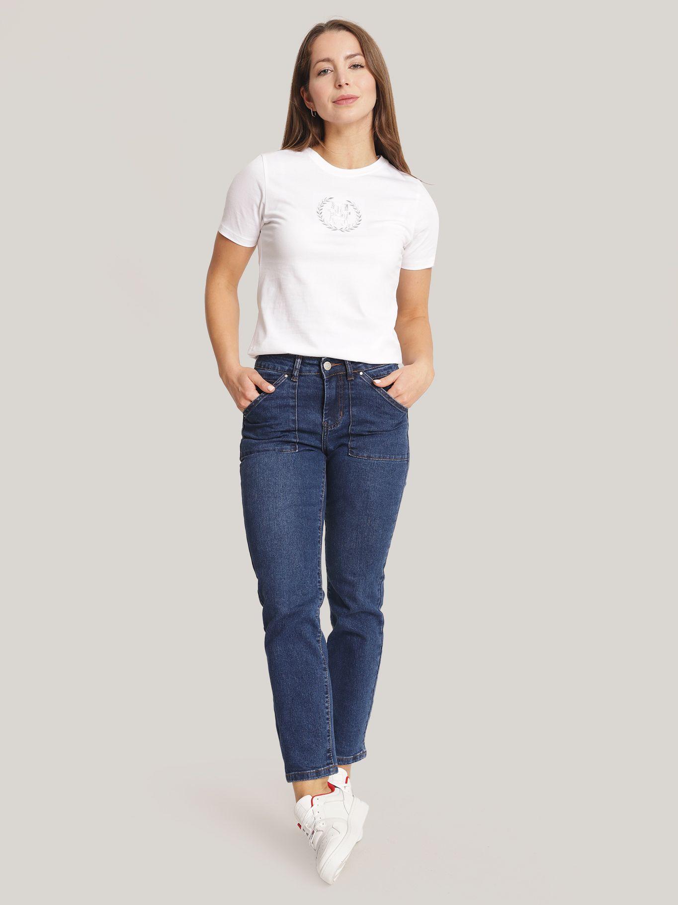 Polera Con Logo Circular Slim Fit Blanco Tommy Hilfiger-1