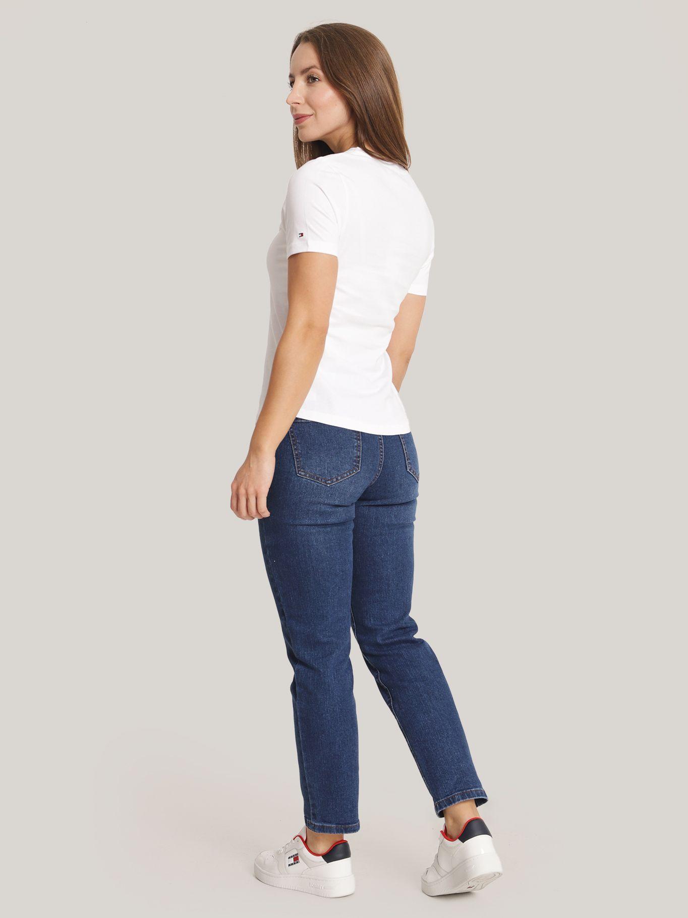 Polera Con Logo Circular Slim Fit Blanco Tommy Hilfiger-2