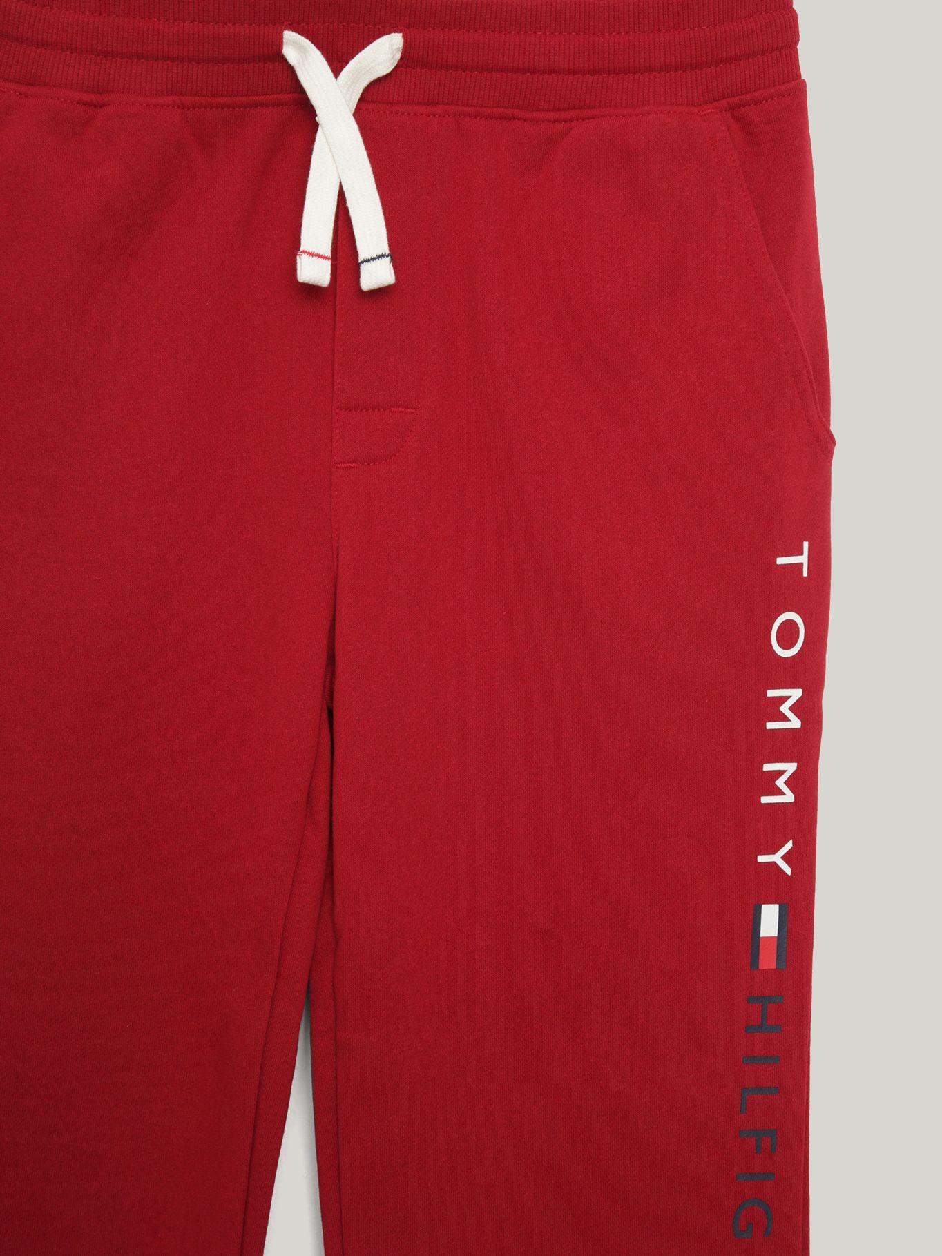 Jogger De Niño Con Logo Estampado Rojo Tommy Hilfiger-2