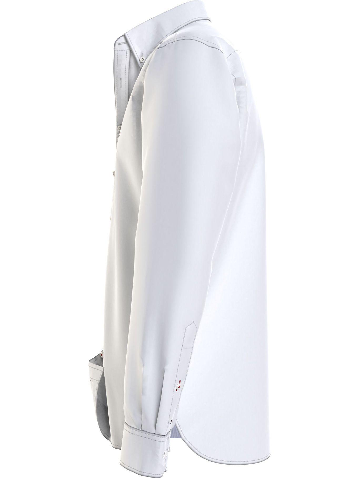 Camisa Flex Oxford Regular Fit Blanco Tommy Hilfiger-3