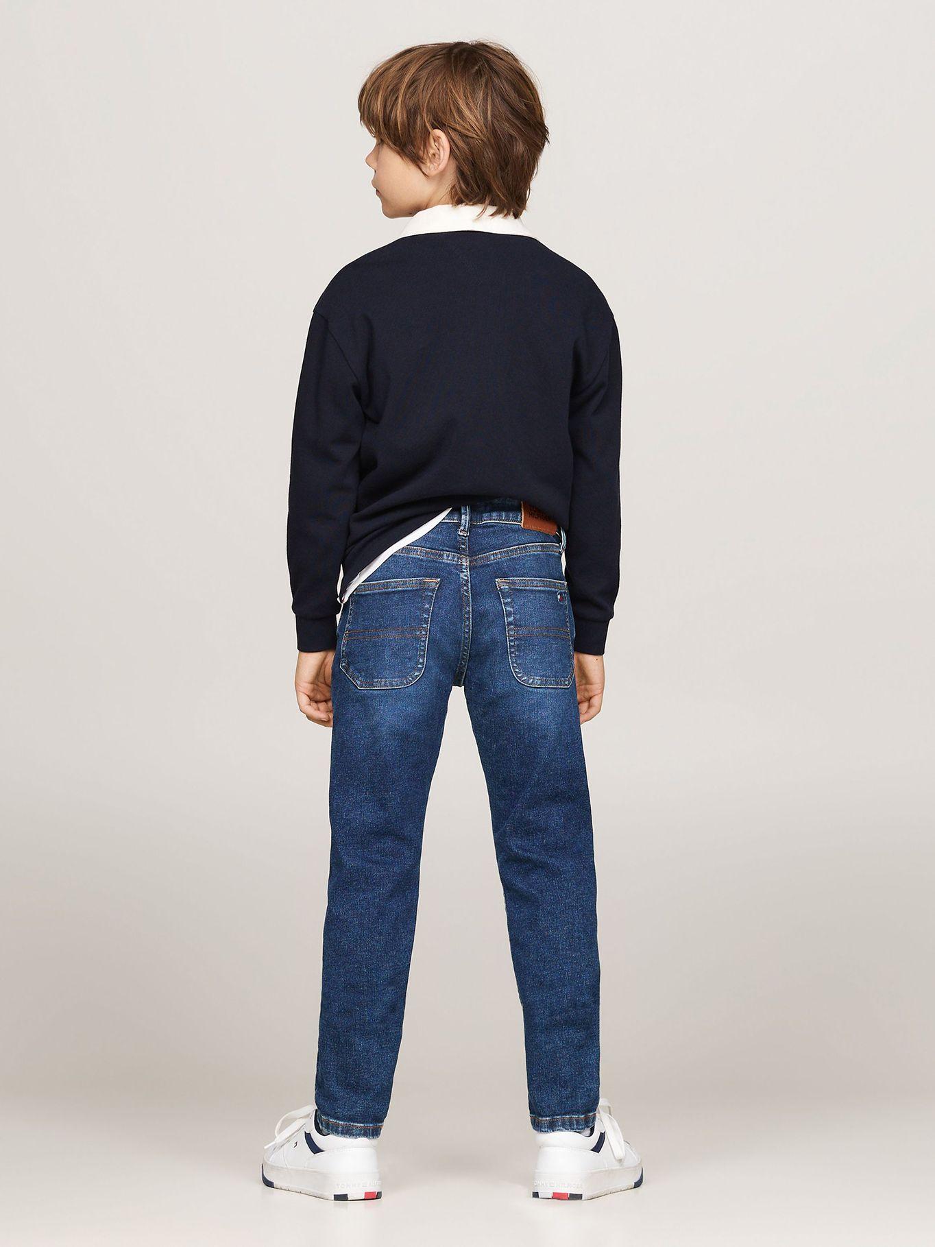 Jeans Rectos Desteñidos Azul Tommy Hilfiger-2