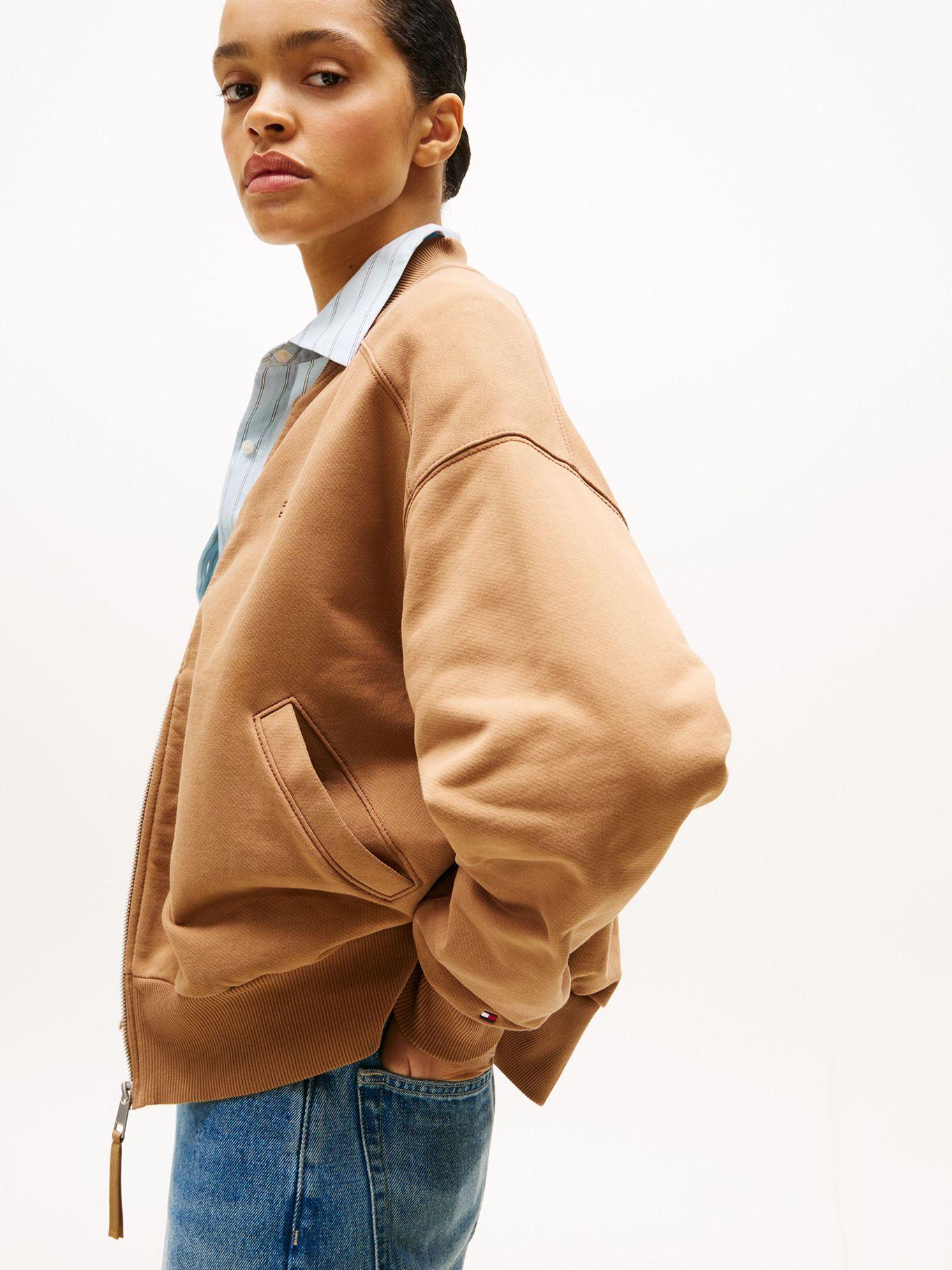 Polerón Tonal Bomber Café GWA Tommy Hilfiger-3