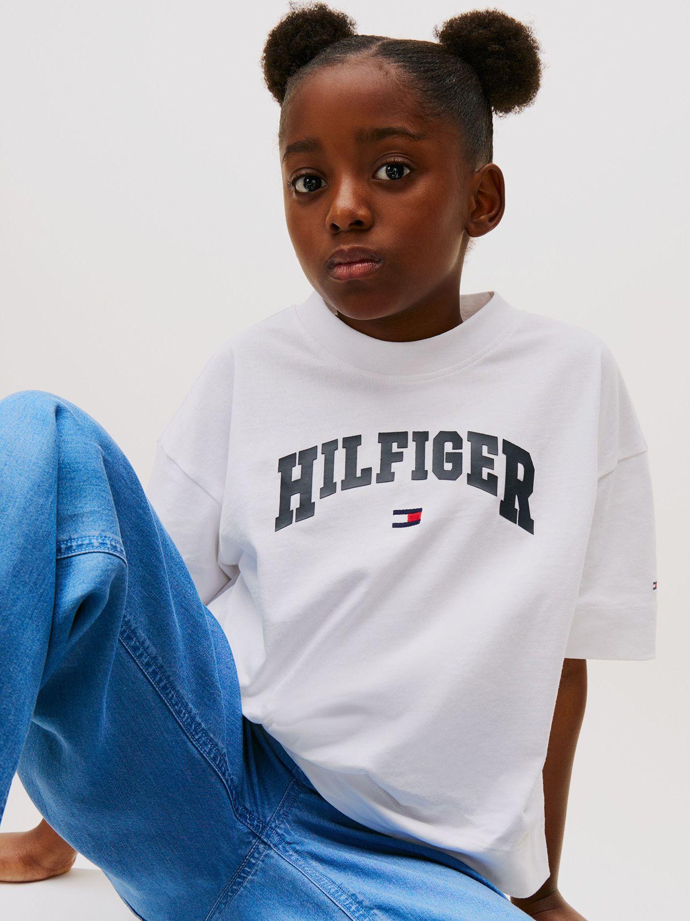 Polera Con Logo Universitario Blanco Tommy Hilfiger-3
