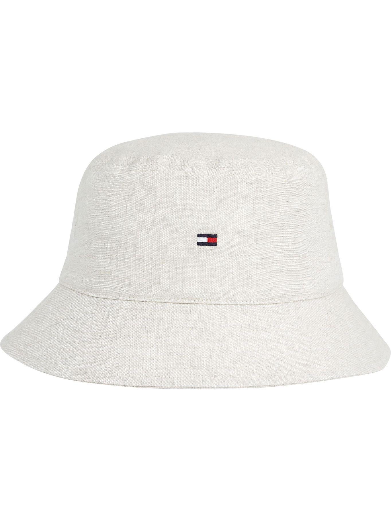 Gorro Bucket Essential De Lino Blanco Tommy Hilfiger-0