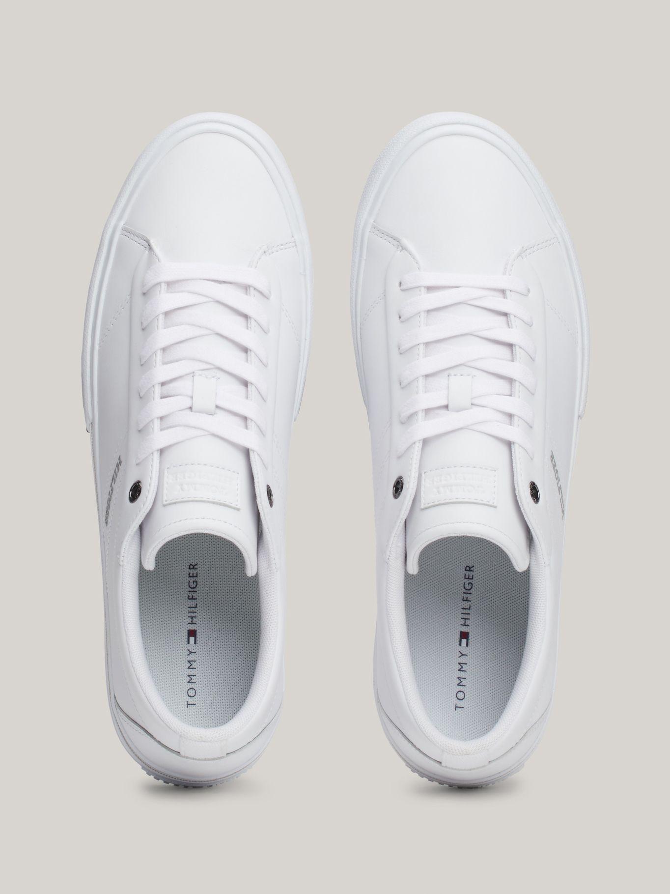 Zapatillas Street Cuero Con Logo Blanco Tommy Hilfiger-2