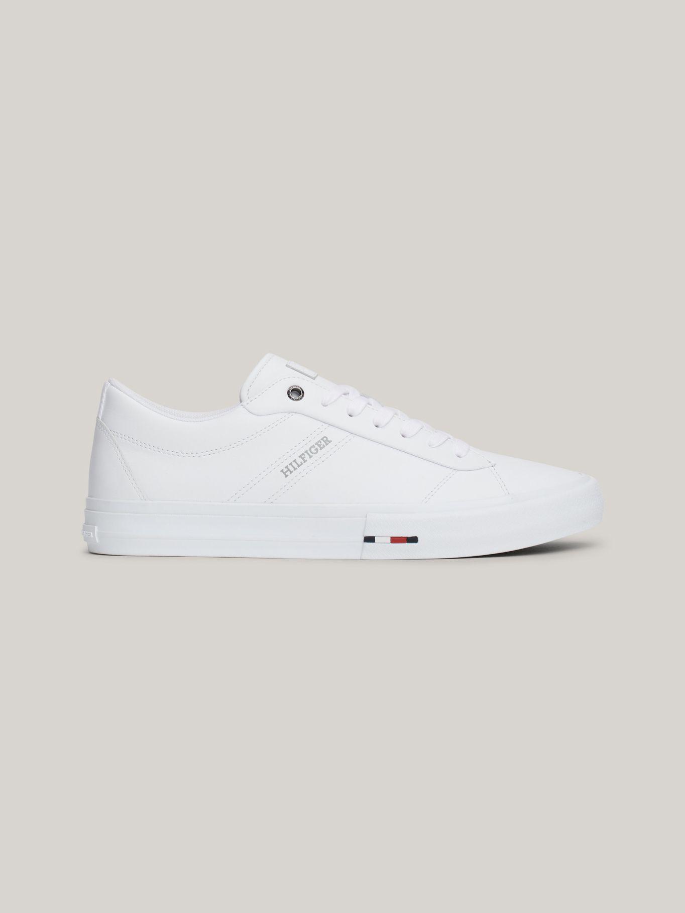 Zapatillas Street Cuero Con Logo Blanco Tommy Hilfiger-4