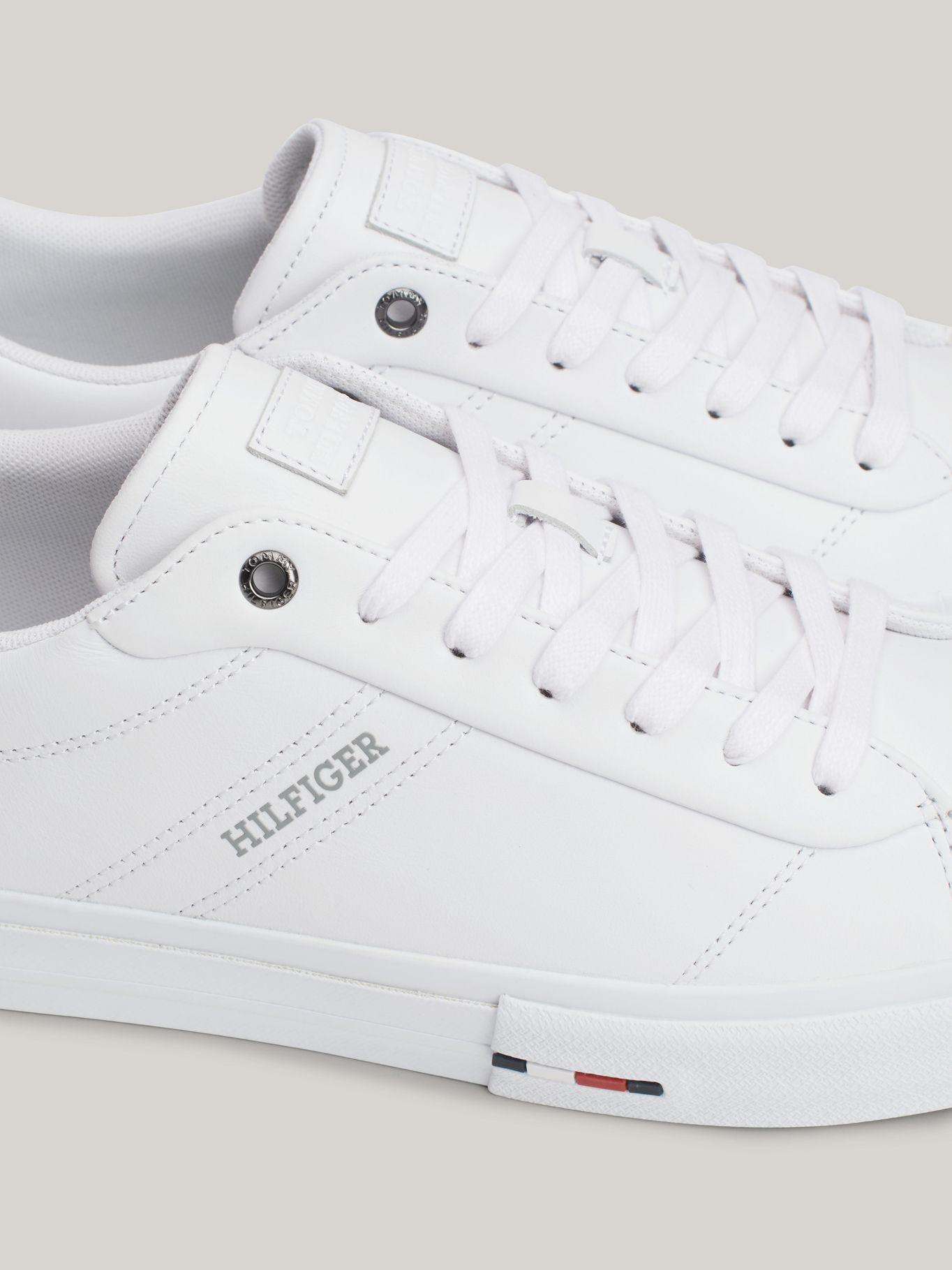 Zapatillas Street Cuero Con Logo Blanco Tommy Hilfiger-6