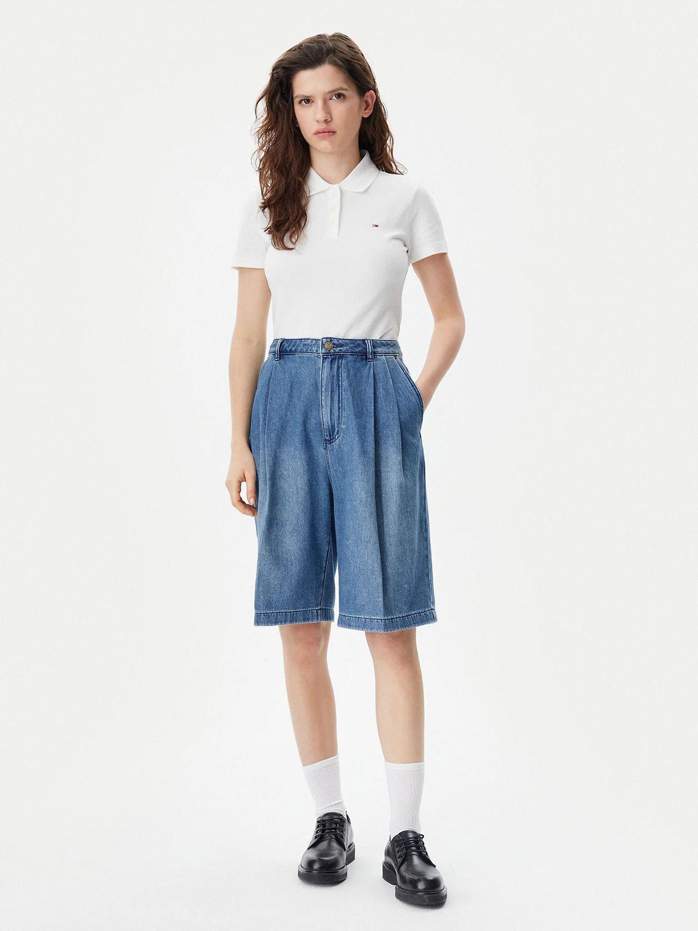 Polo Essential Slim Fit Blanco Tommy Jeans-1