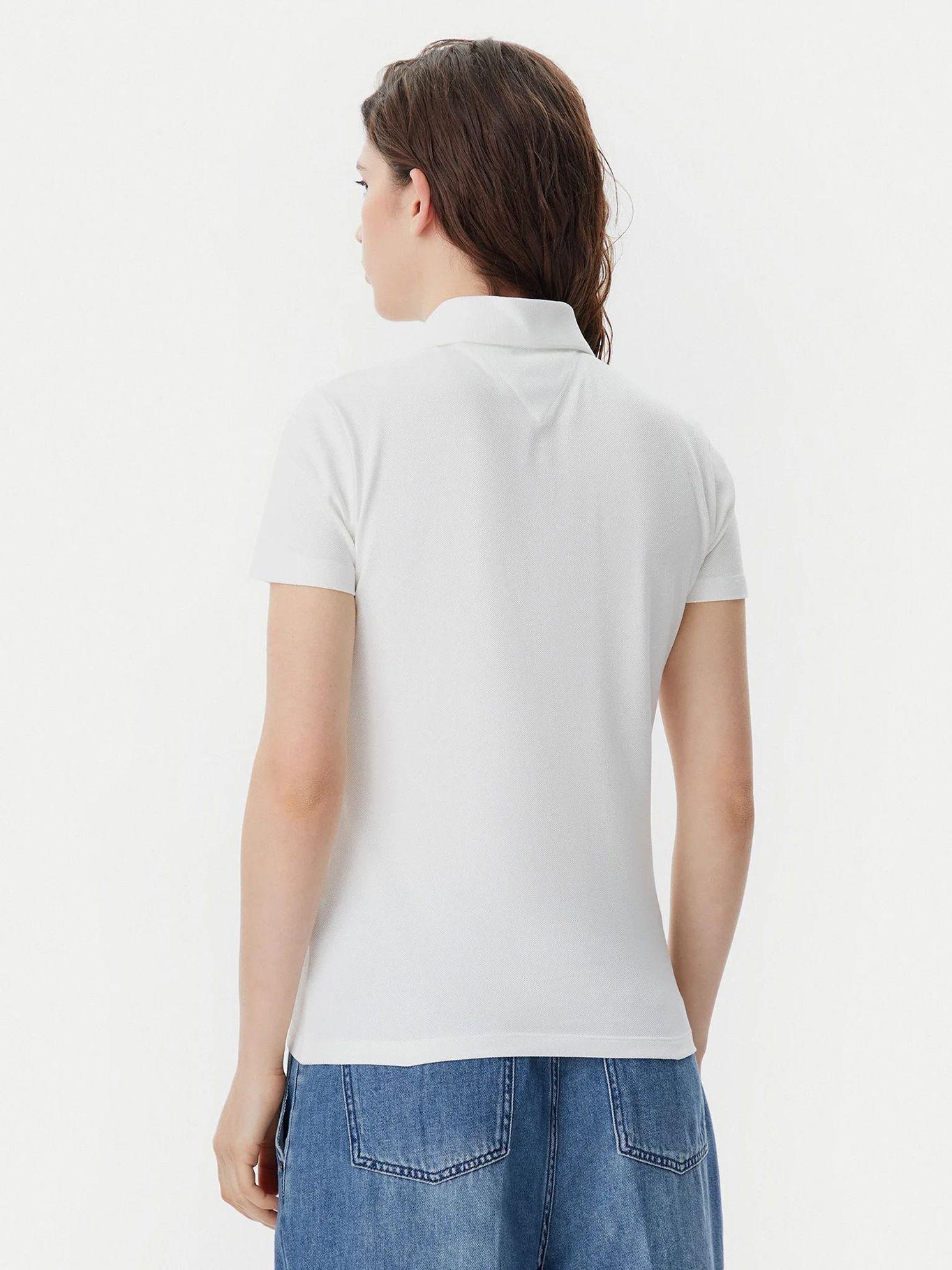 Polo Essential Slim Fit Blanco Tommy Jeans-2