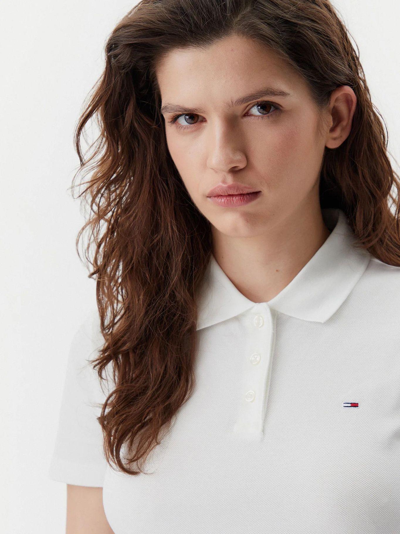 Polo Essential Slim Fit Blanco Tommy Jeans-3