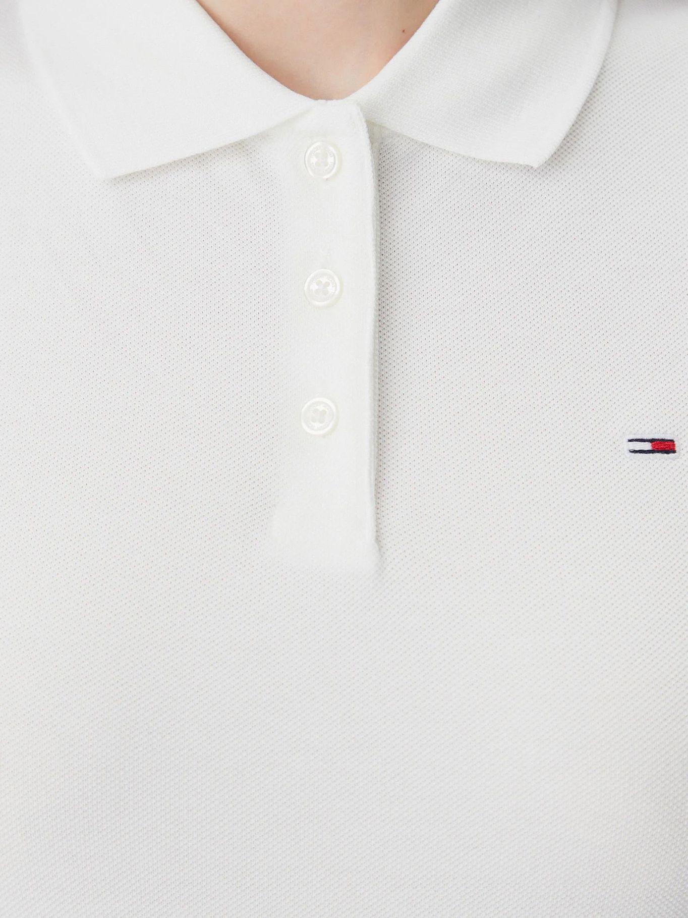 Polo Essential Slim Fit Blanco Tommy Jeans-4