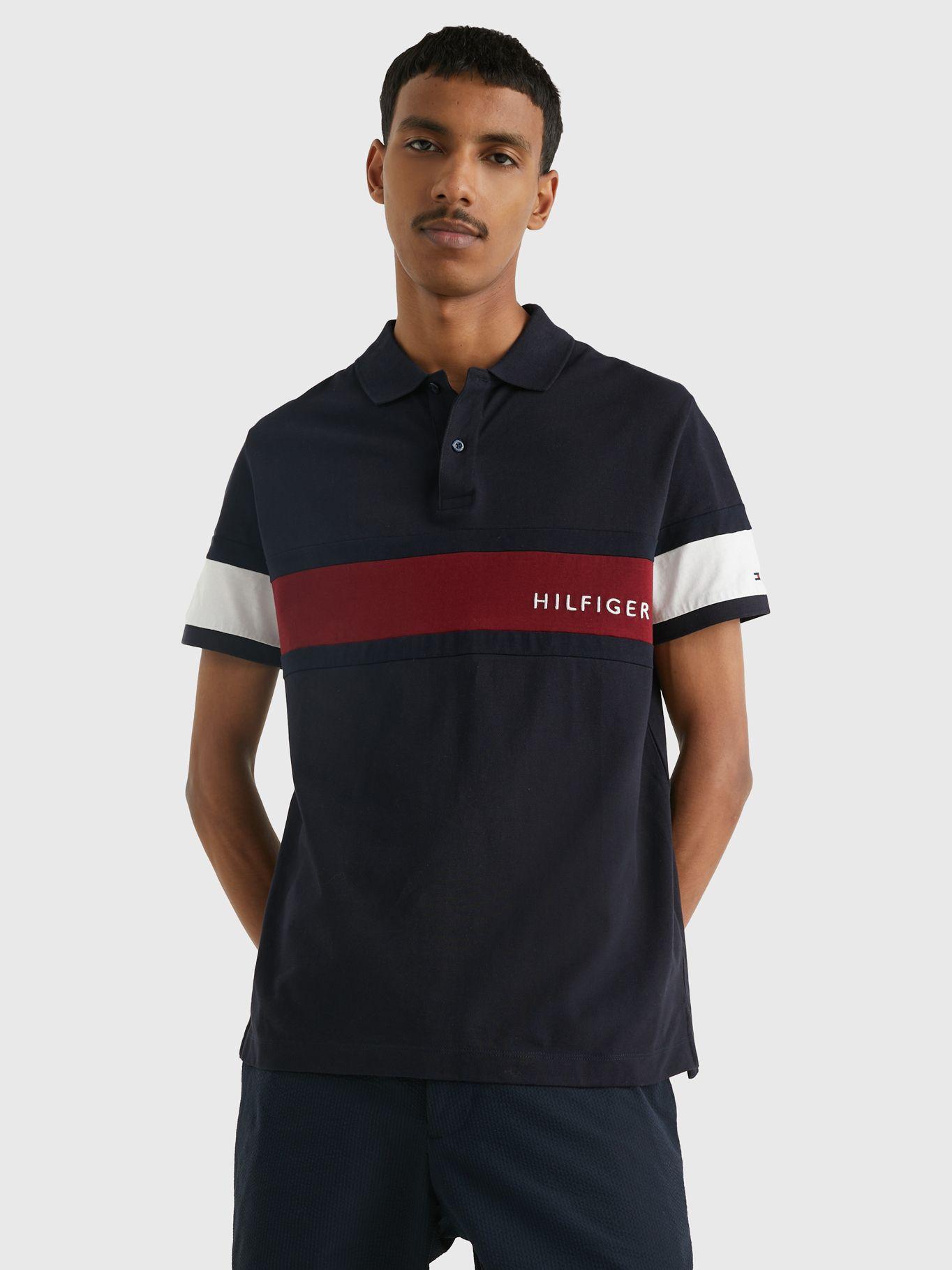 Polo Diseño Color Regular Fit Azul Tommy Hilfiger-0