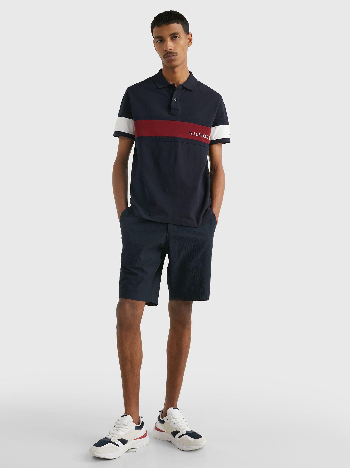 Polo Diseño Color Regular Fit Azul Tommy Hilfiger-1