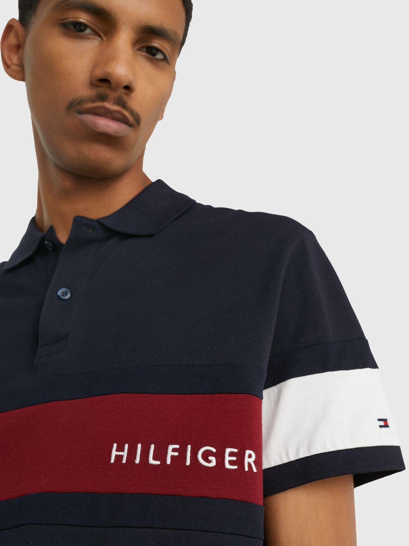 Polo Diseño Color Regular Fit Azul Tommy Hilfiger-3