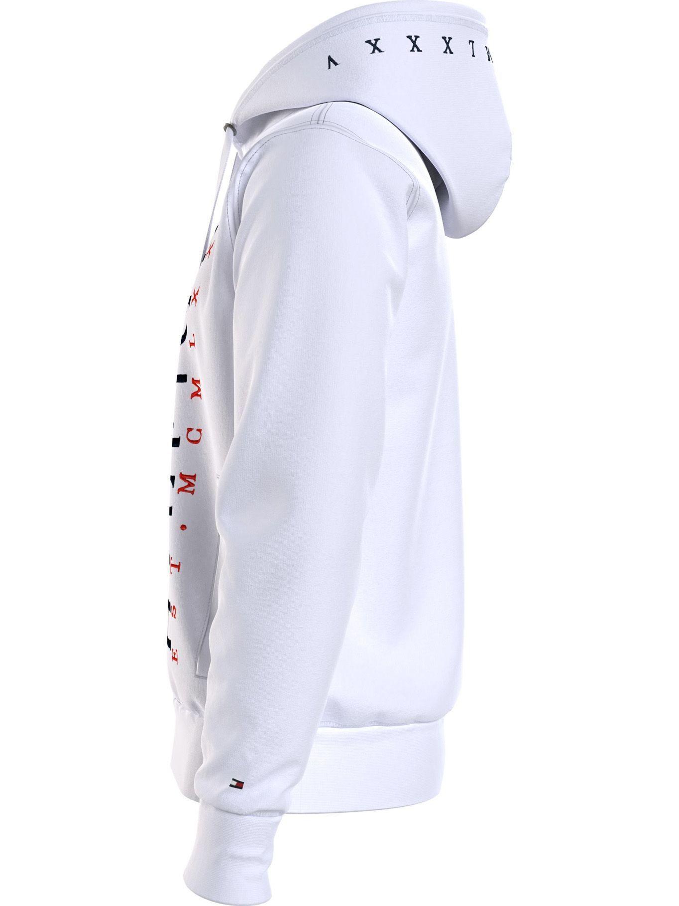 Polerón Vertical Logo Blanco Tommy Hilfiger A2-3