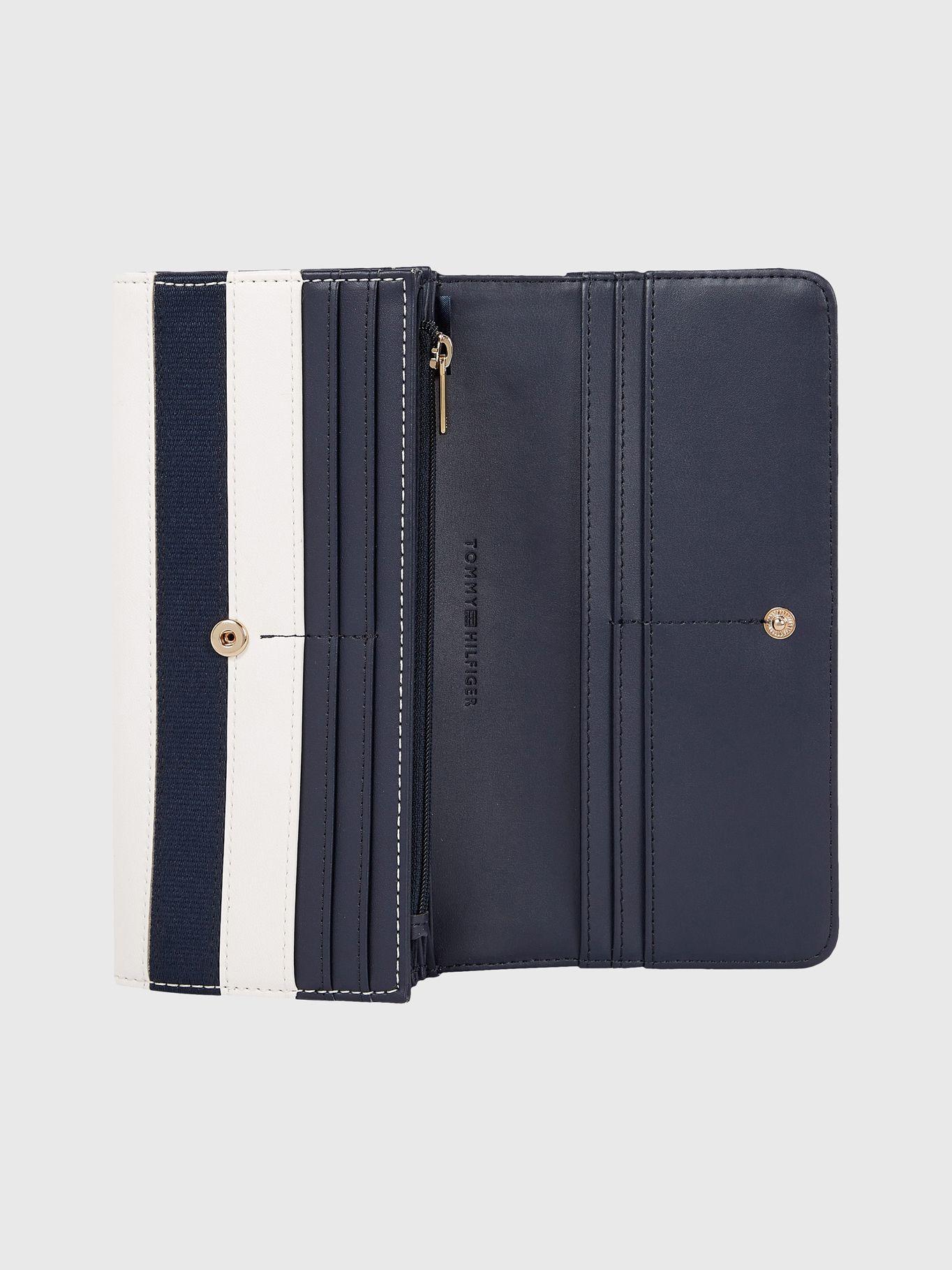 Billetera Iconic A Rayas Azul Tommy Hilfiger-2