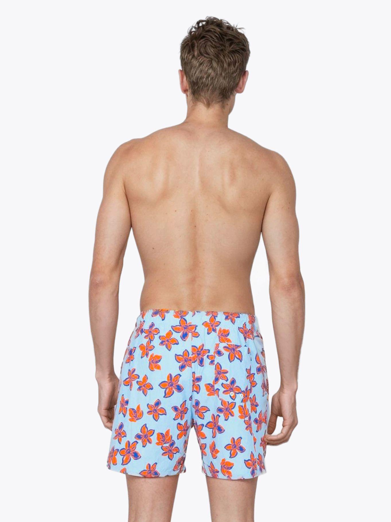 Traje De Baño C/ Estampado Celeste Tommy Hilfiger-2