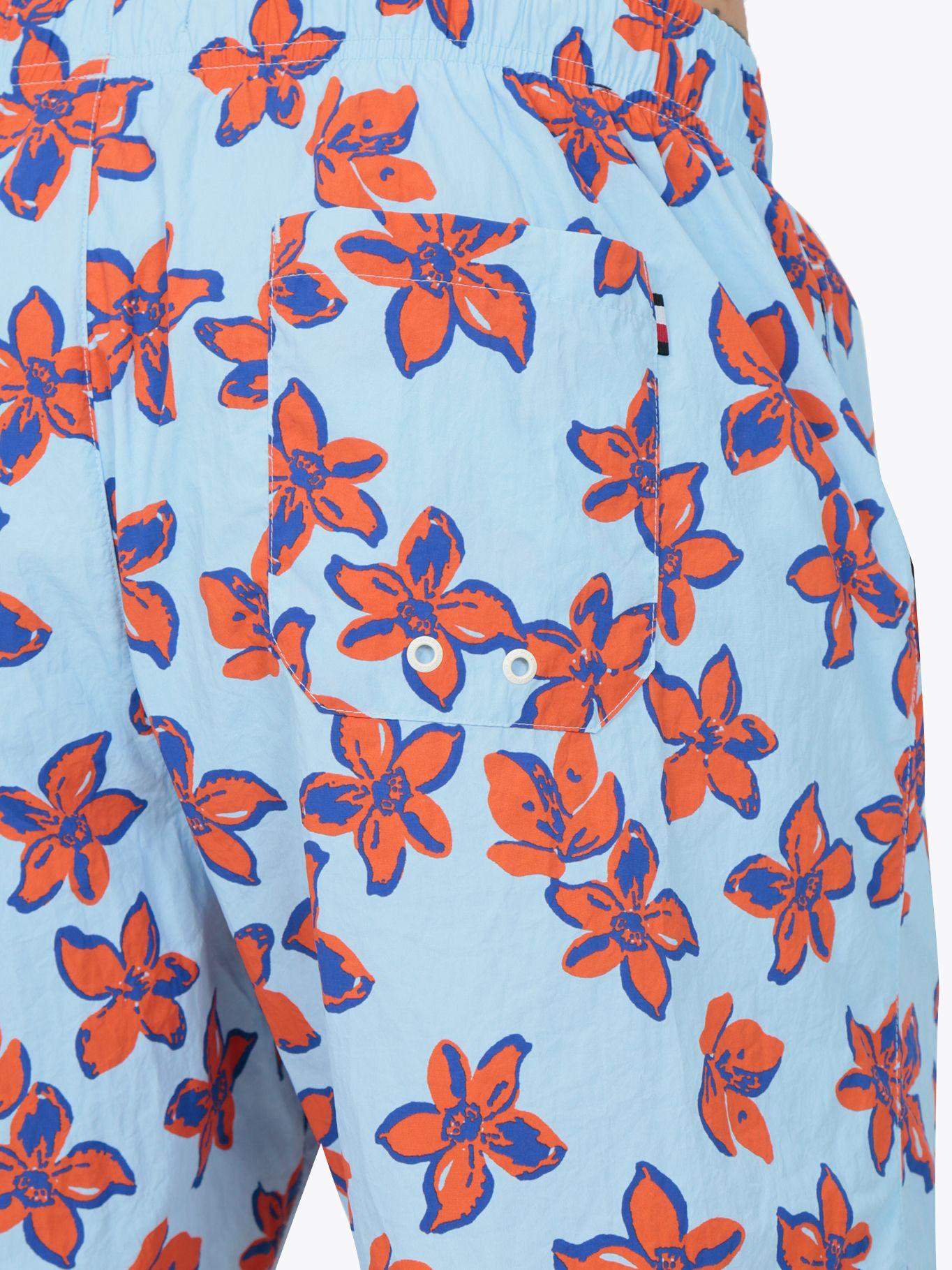 Traje De Baño C/ Estampado Celeste Tommy Hilfiger-4