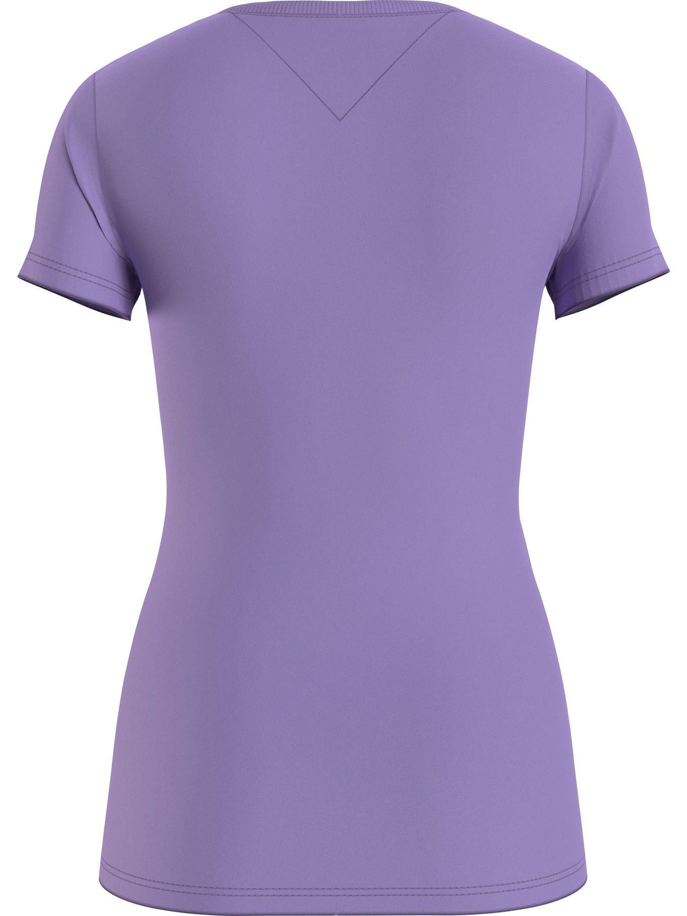 Polera Essential Skinny Morado Tommy Jeans A2-1