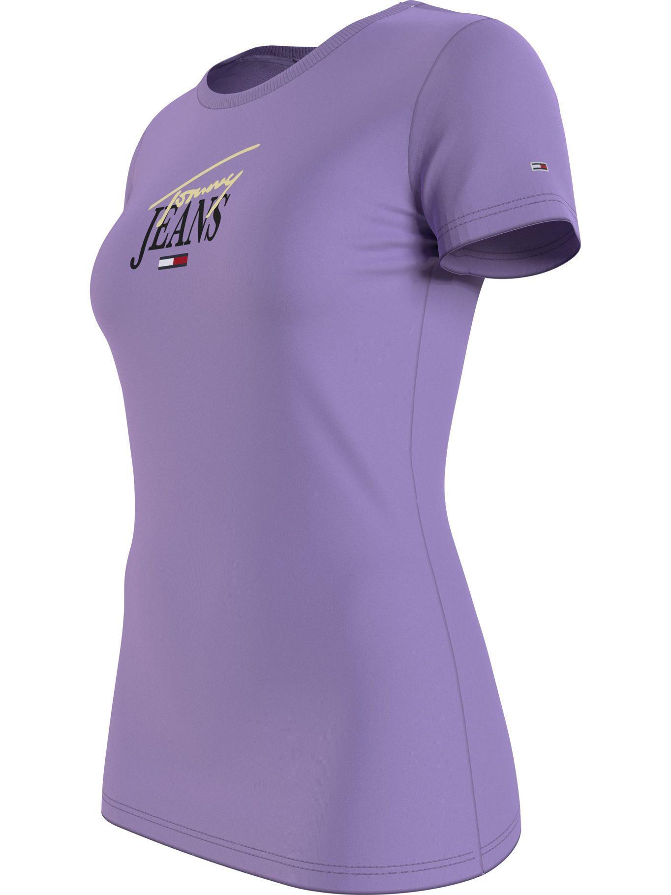 Polera Essential Skinny Morado Tommy Jeans A2-2