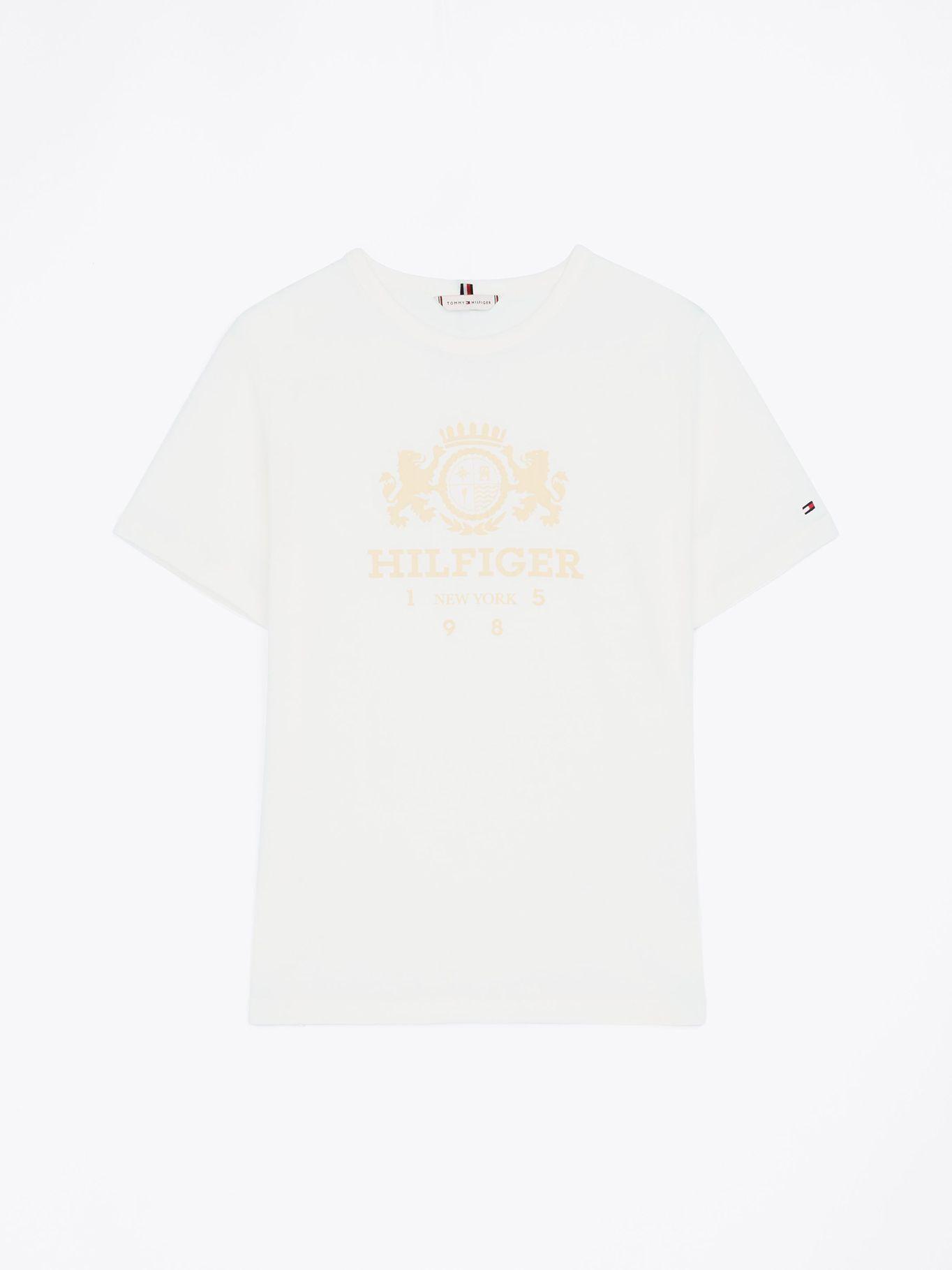 Polera Varsity Crest Logo Blanco Tommy Hilfiger-4