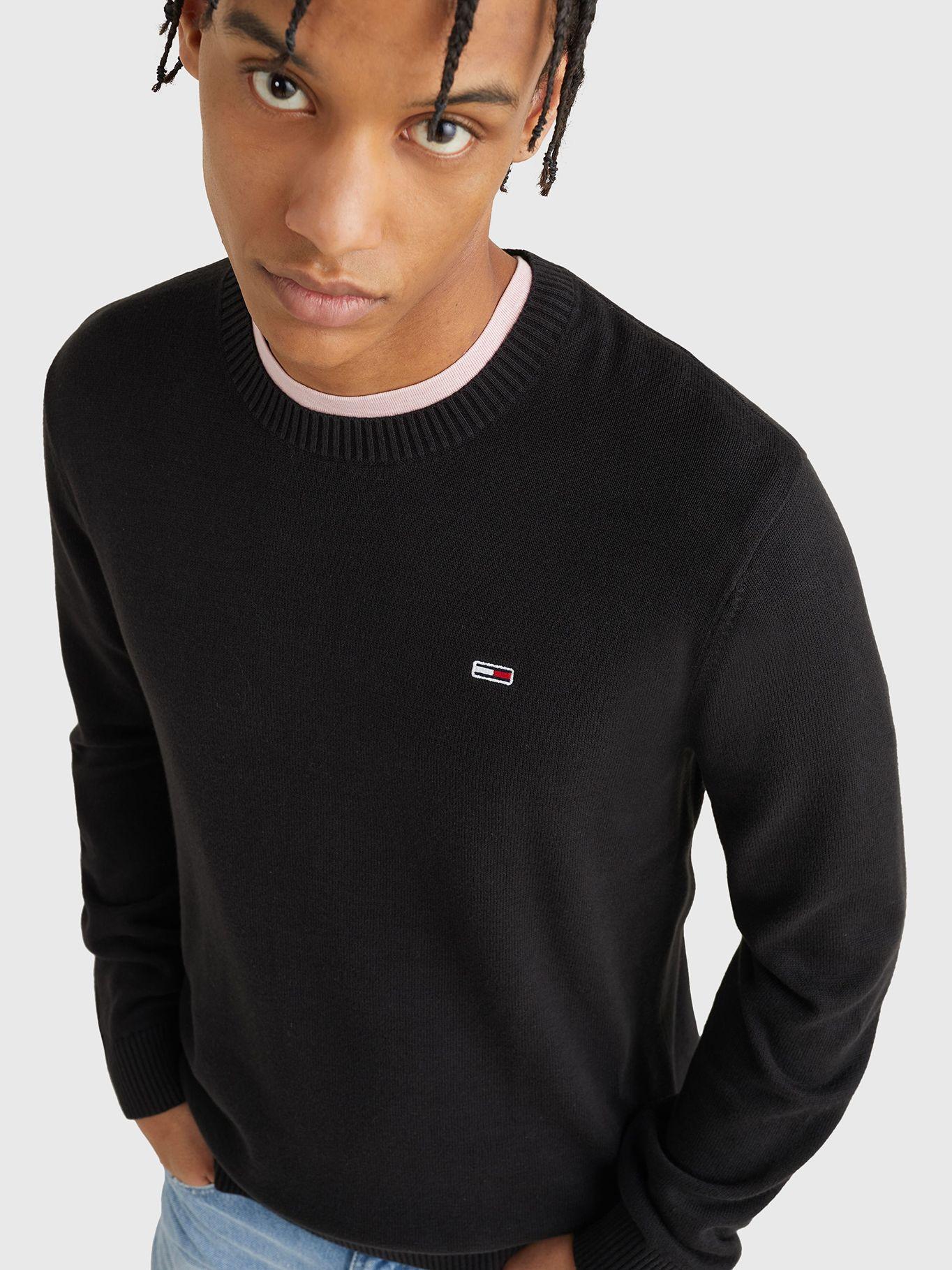 Sweater Essential Light Negro Tommy Hilfiger-3