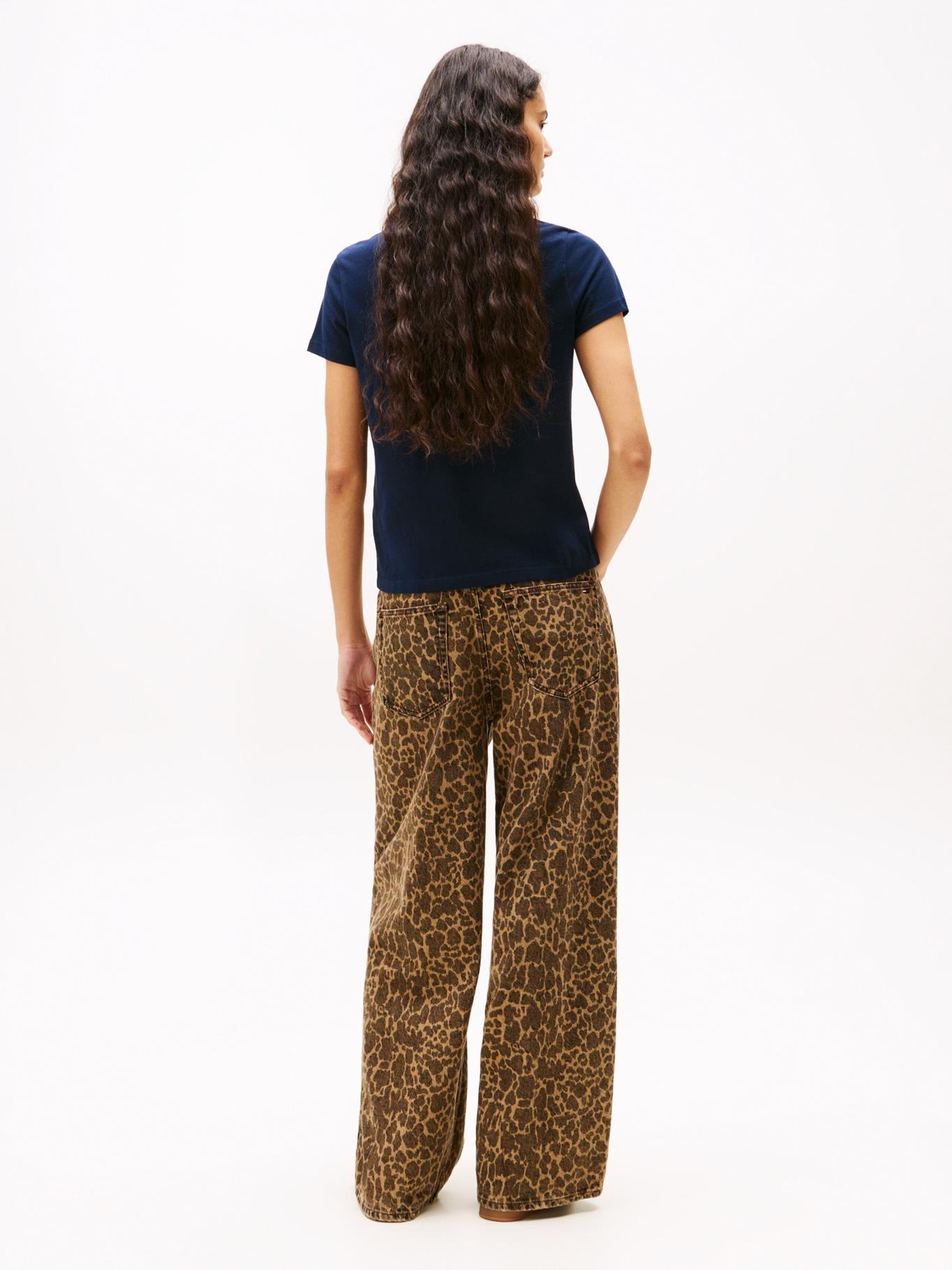 Polera Soft Flag Logo Azul Tommy Jeans-2