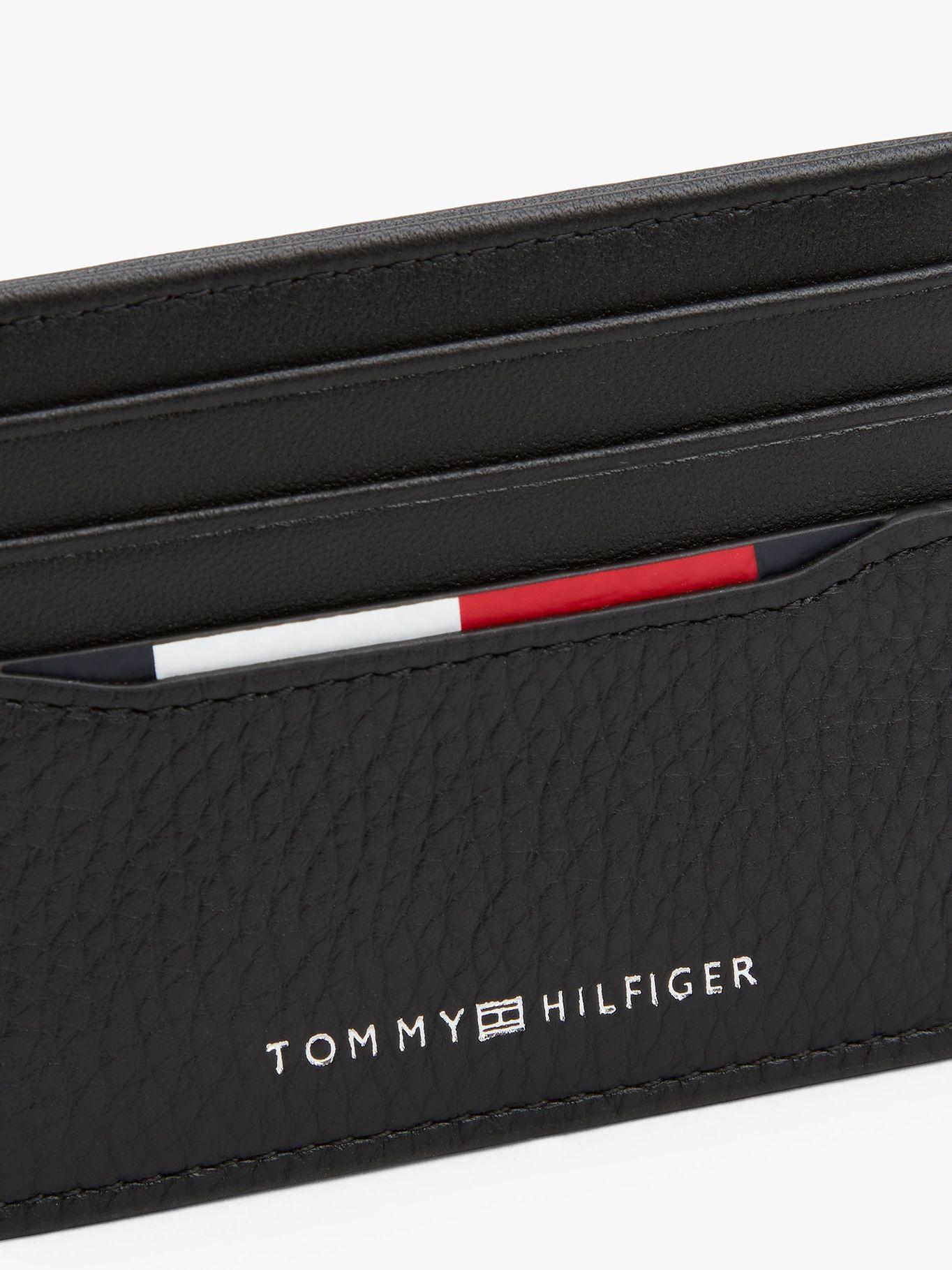 Tarjetero Central De Cuero Negro Tommy Hilfiger-2