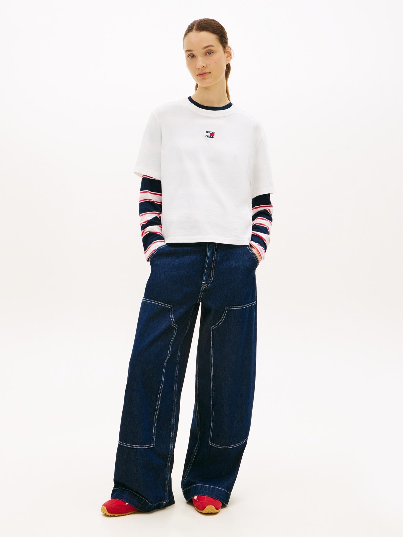 Polera Boxy Con Logo Relaxed Fit-1
